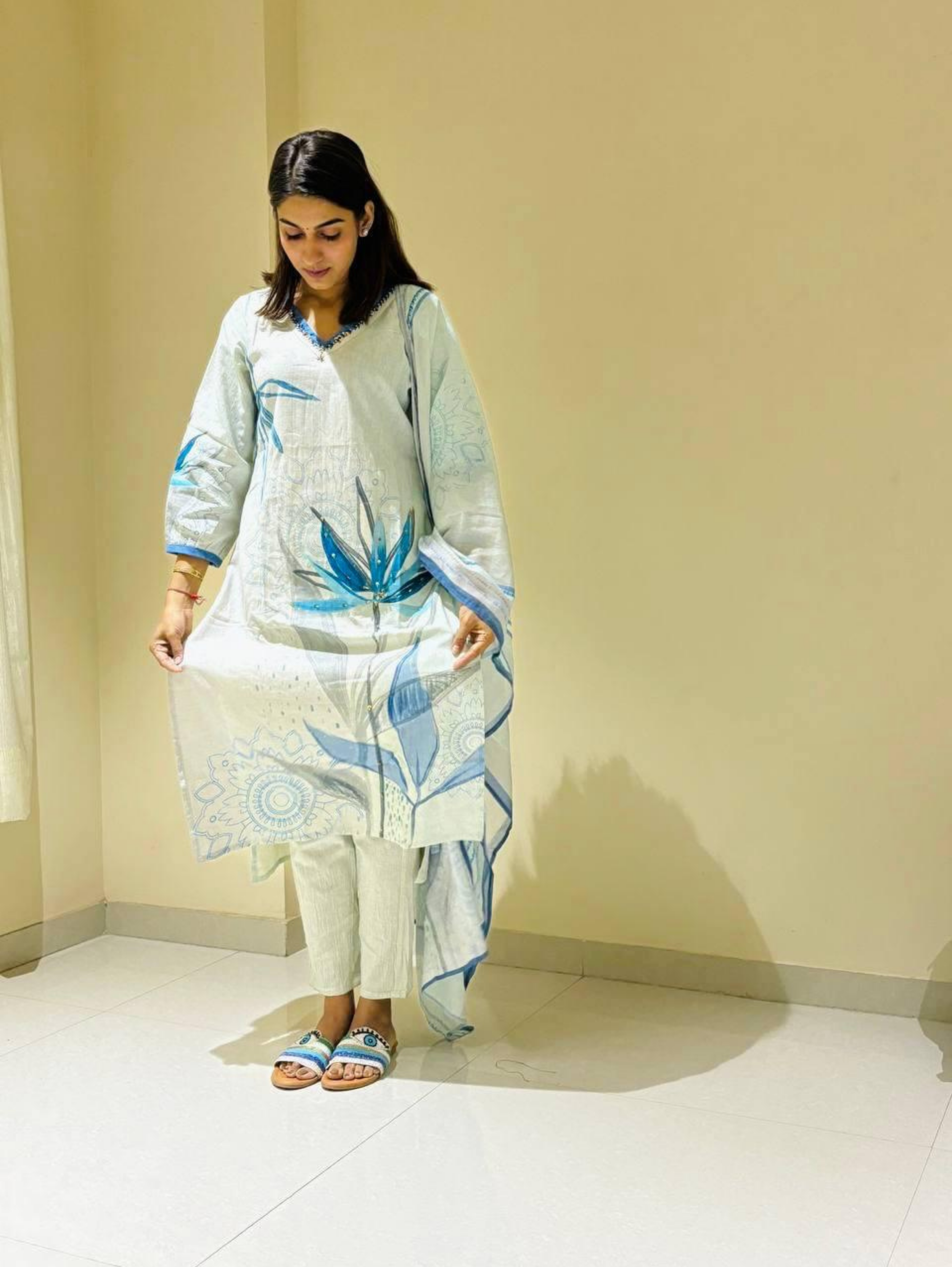 Premium Designer Traditional Kurti Set