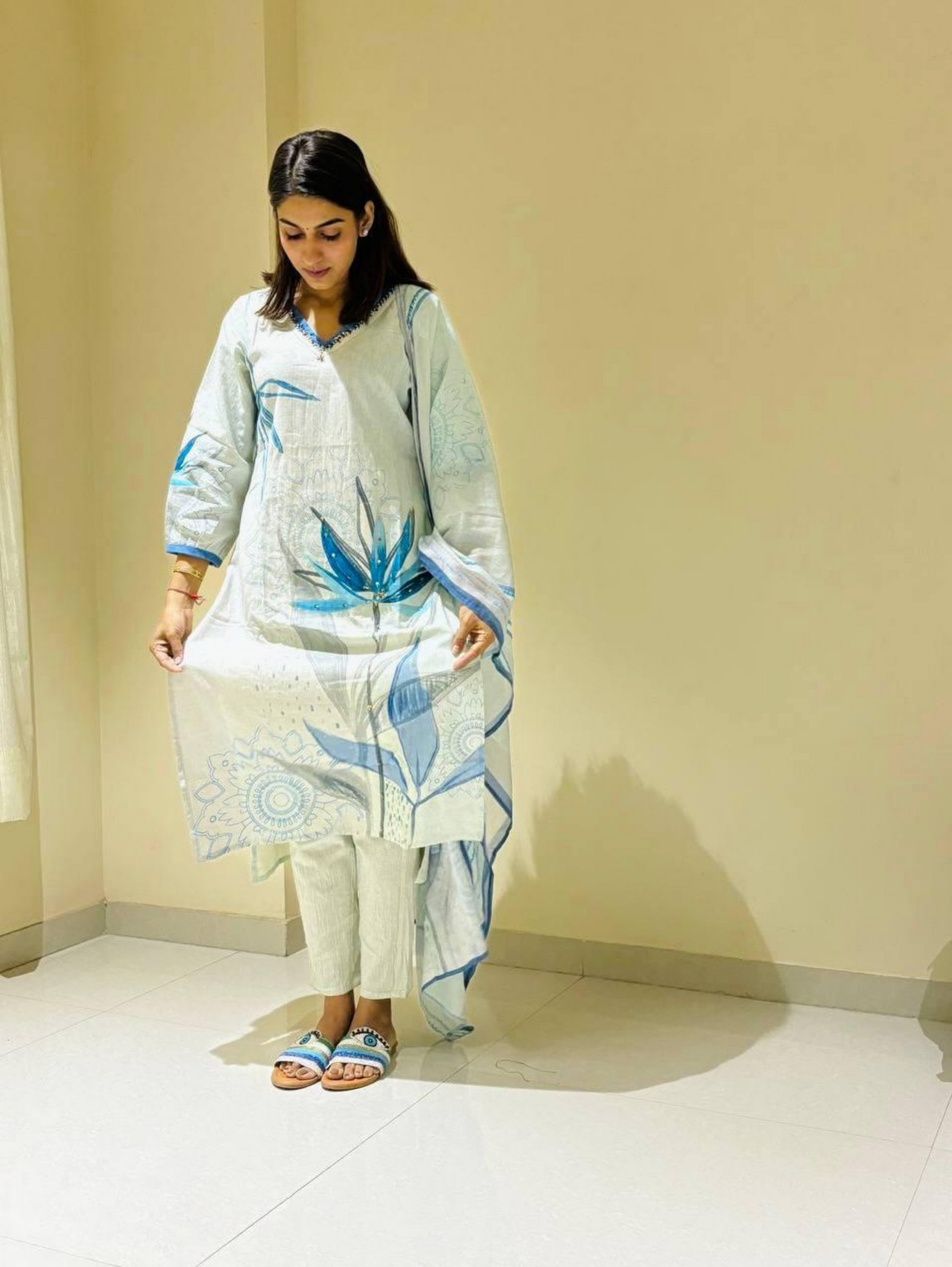 Premium Designer Traditional Kurti Set