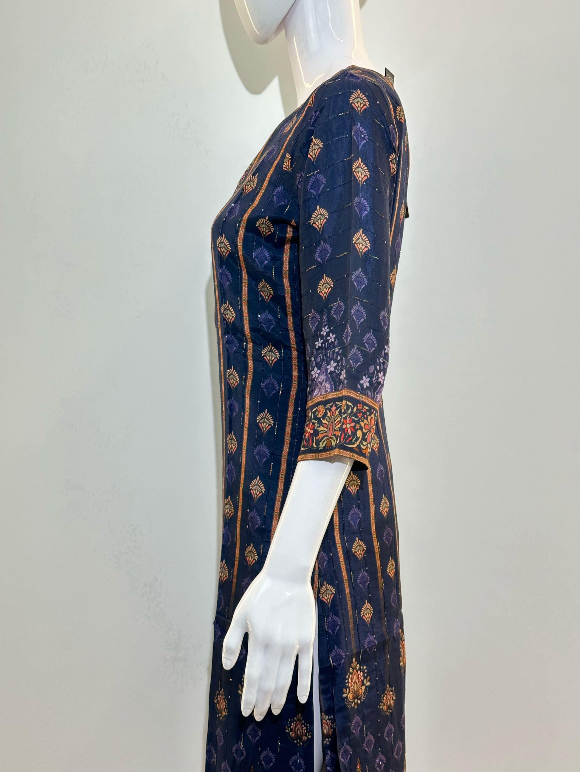 Muslin Sequence with Digital print Kurti