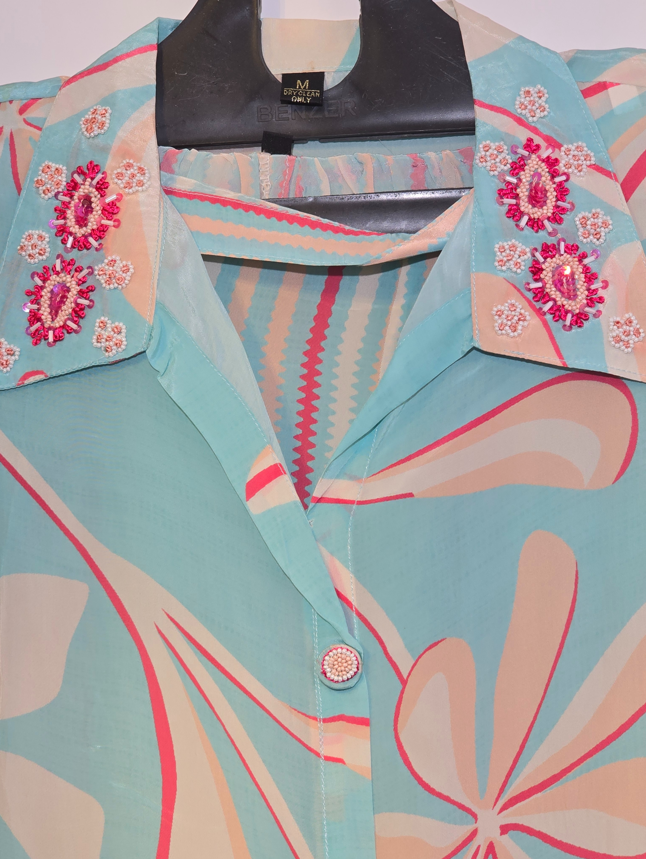 Image of Designer Crepe Coord Set