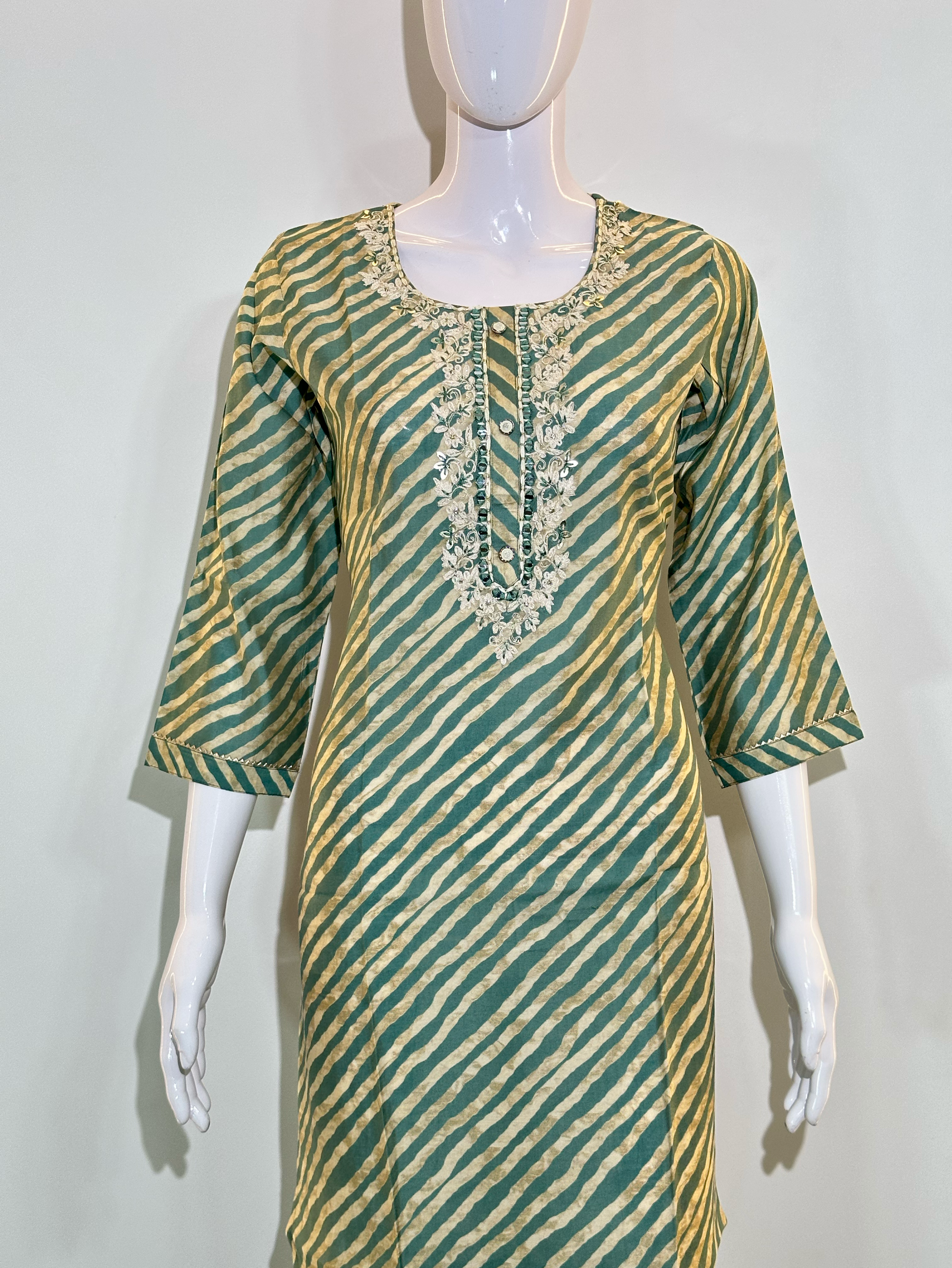 Muslin Straight Kurti - 1 Piece