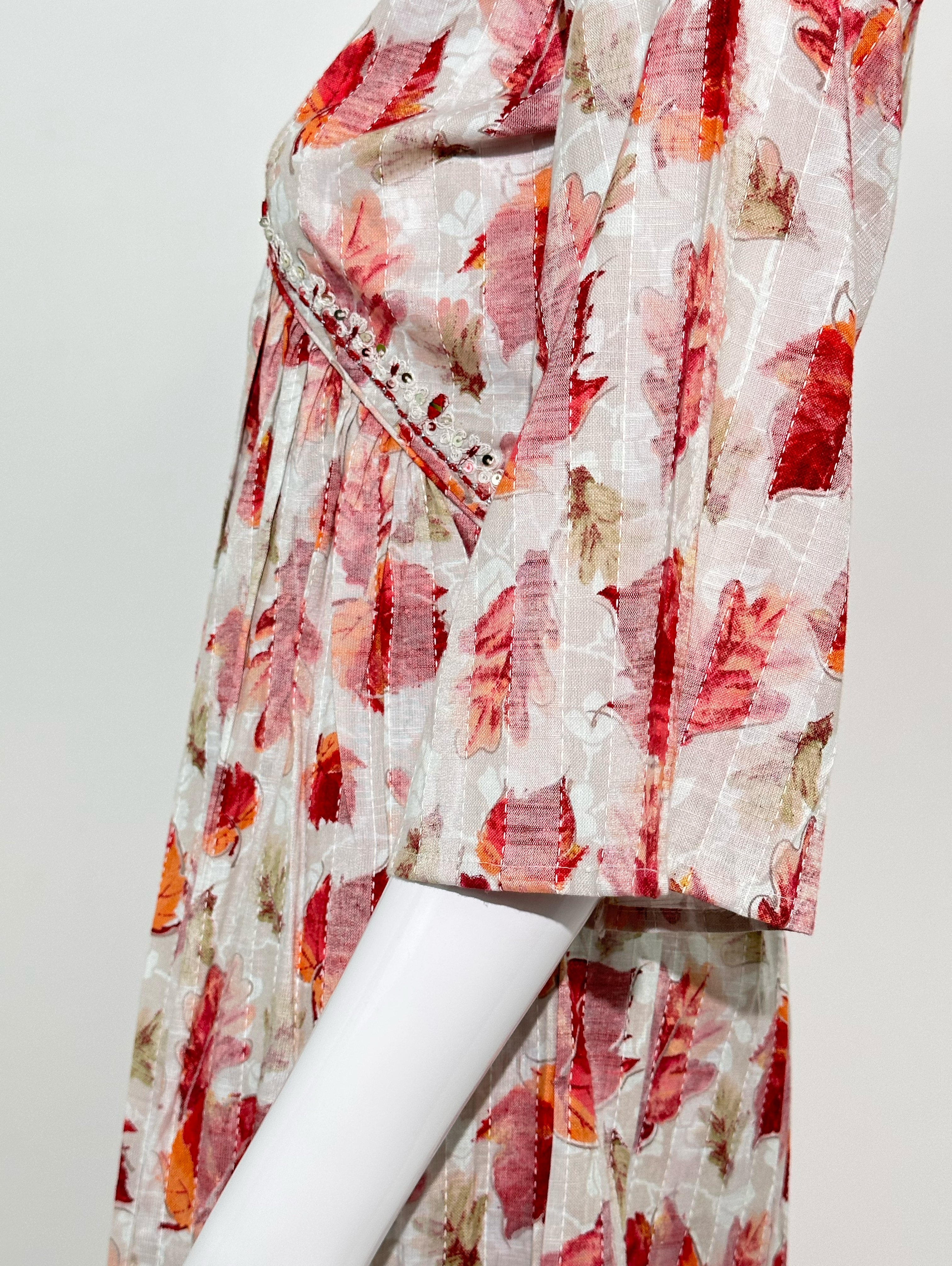 Image of Alia Cut Coord Set with Neck work