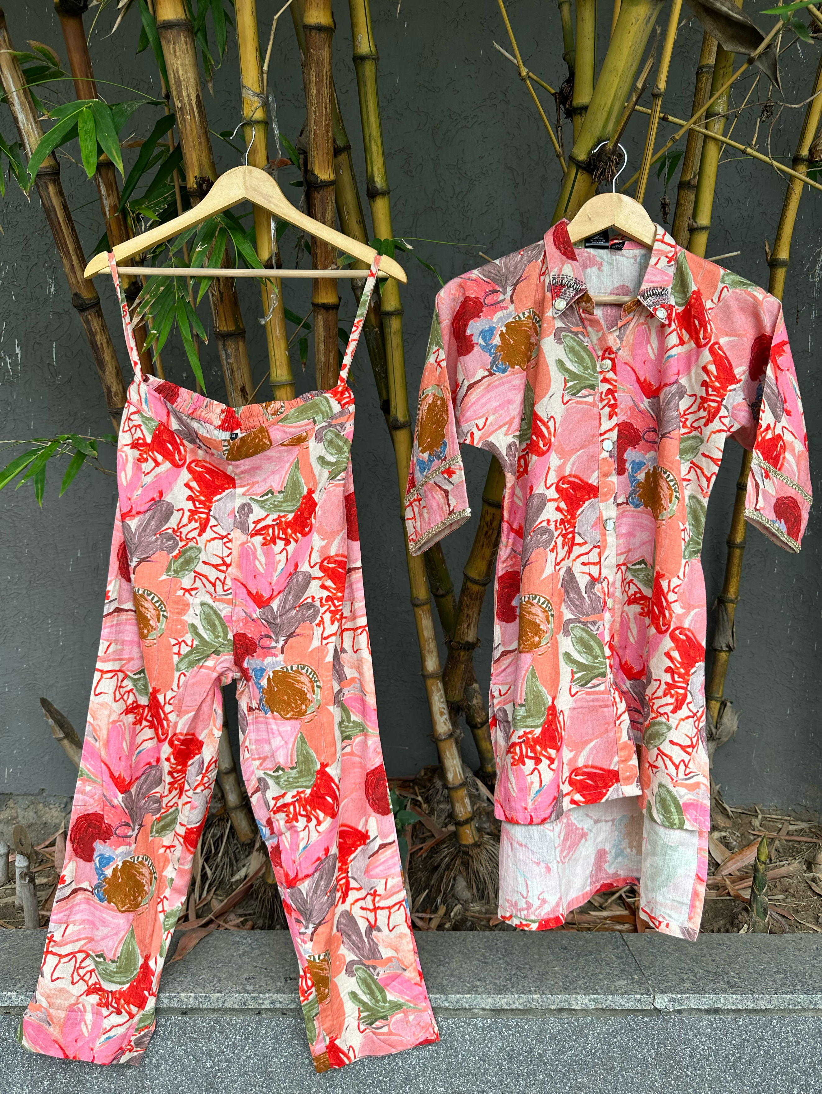 Linen Cotton with Accessories Coords