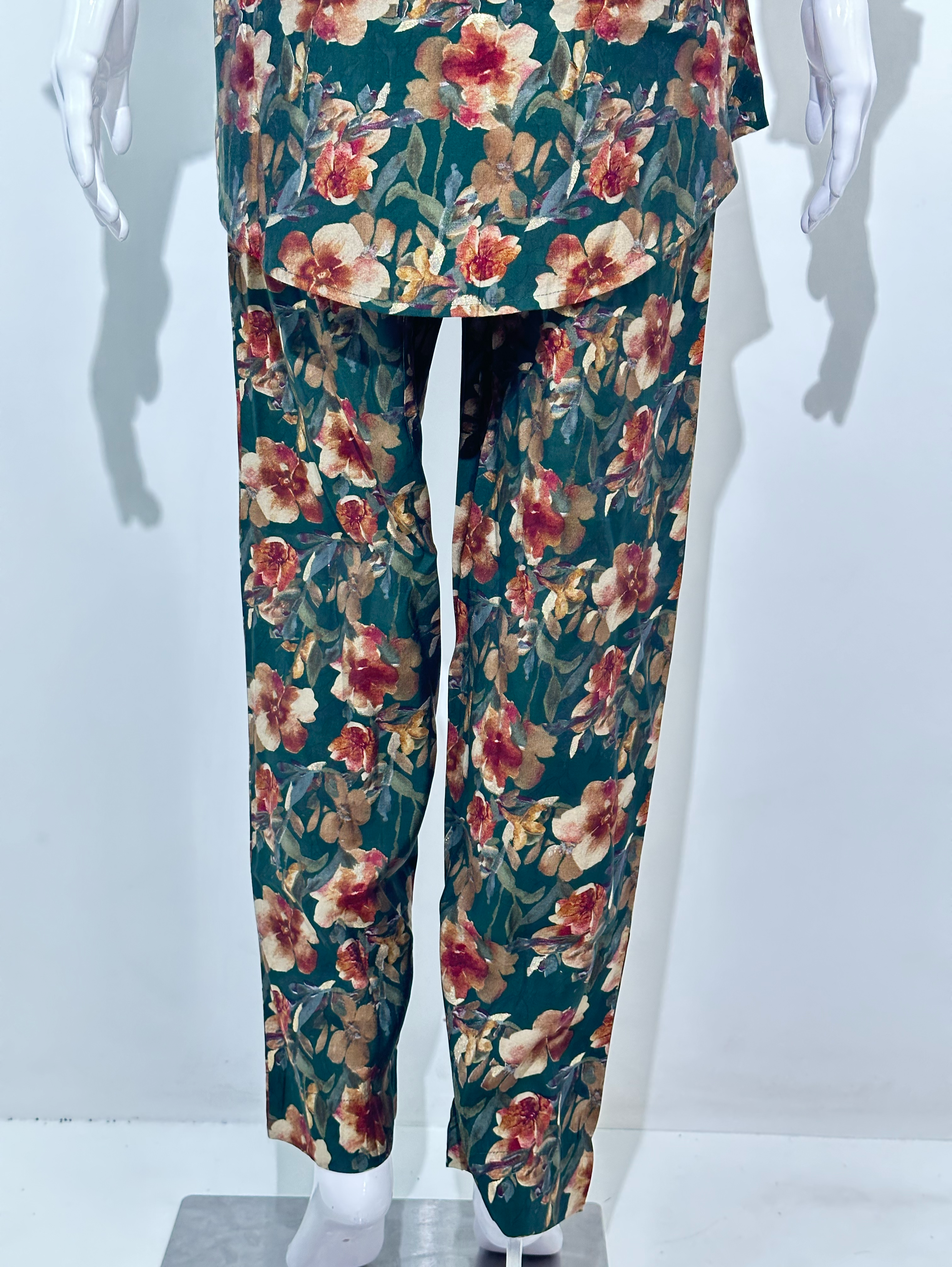 Image of Muslin Flower Print with Work Coords