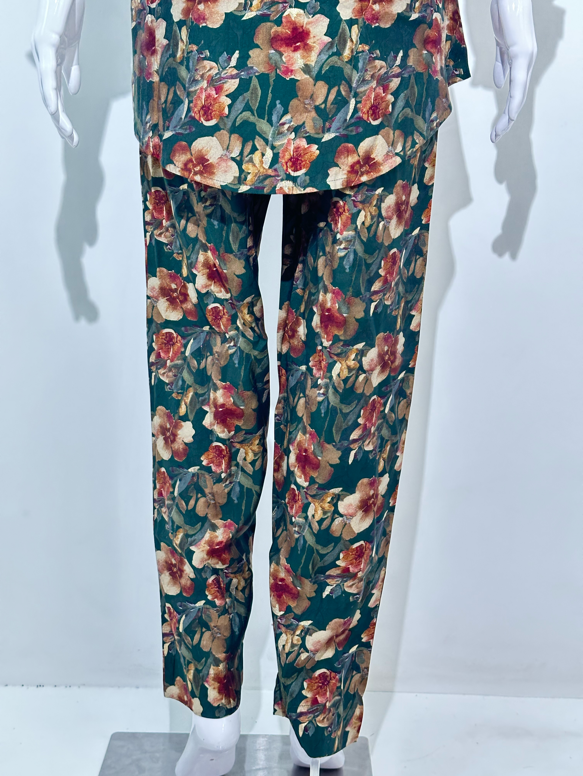 Muslin Flower Print with Work Coords