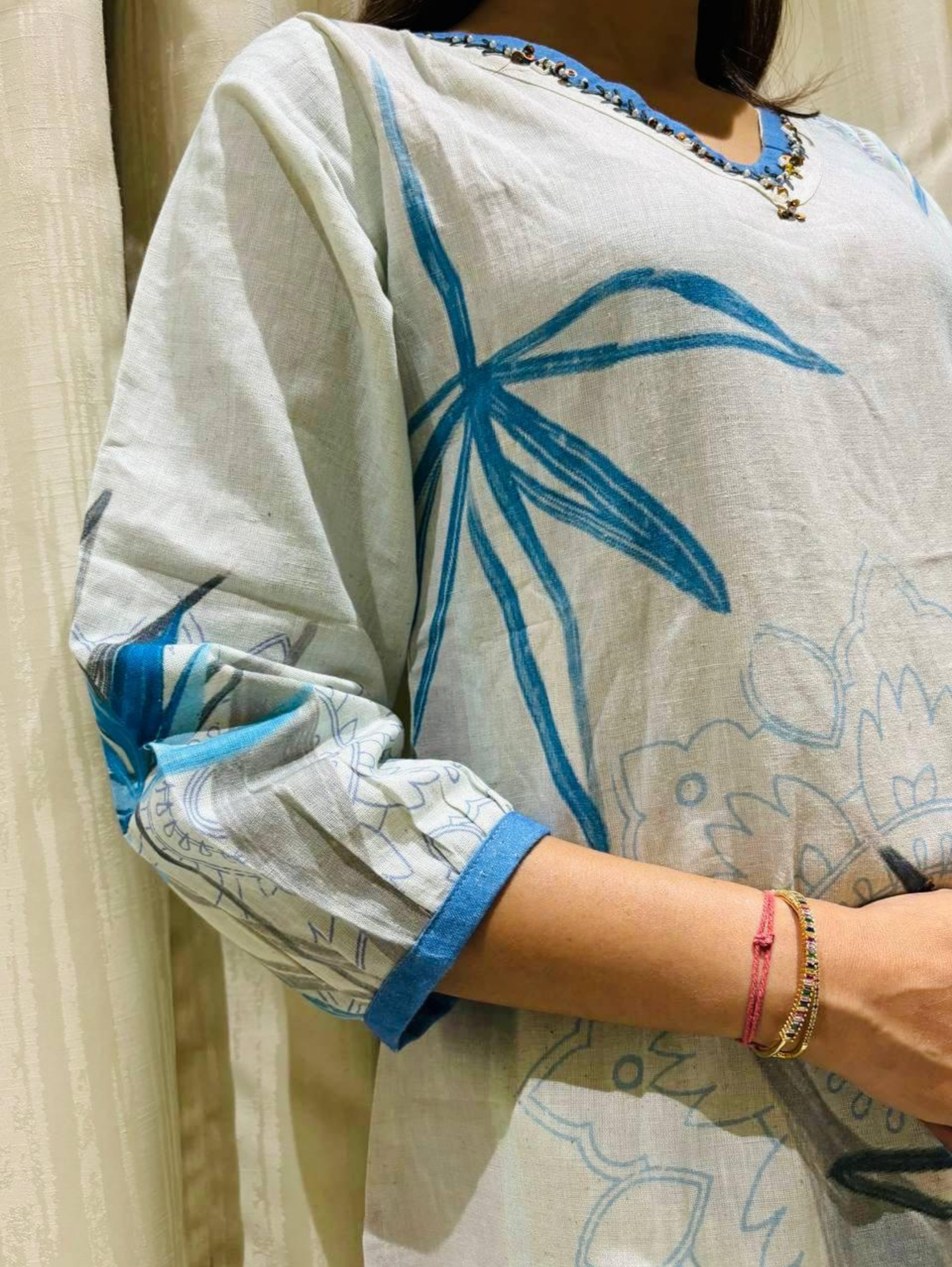 Image of Premium Designer Traditional Kurti Set