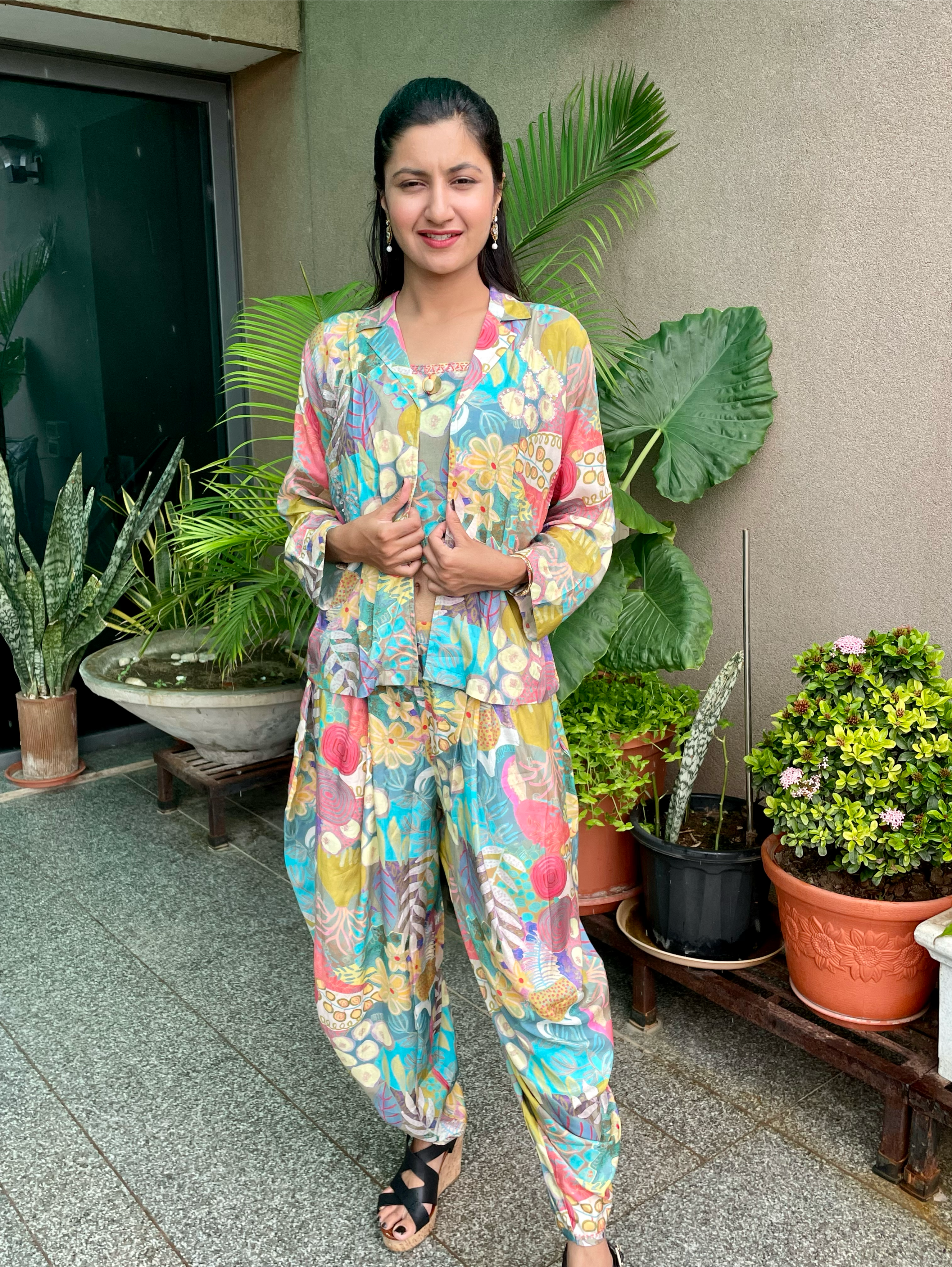 Designer Muslin 3 Piece Coords