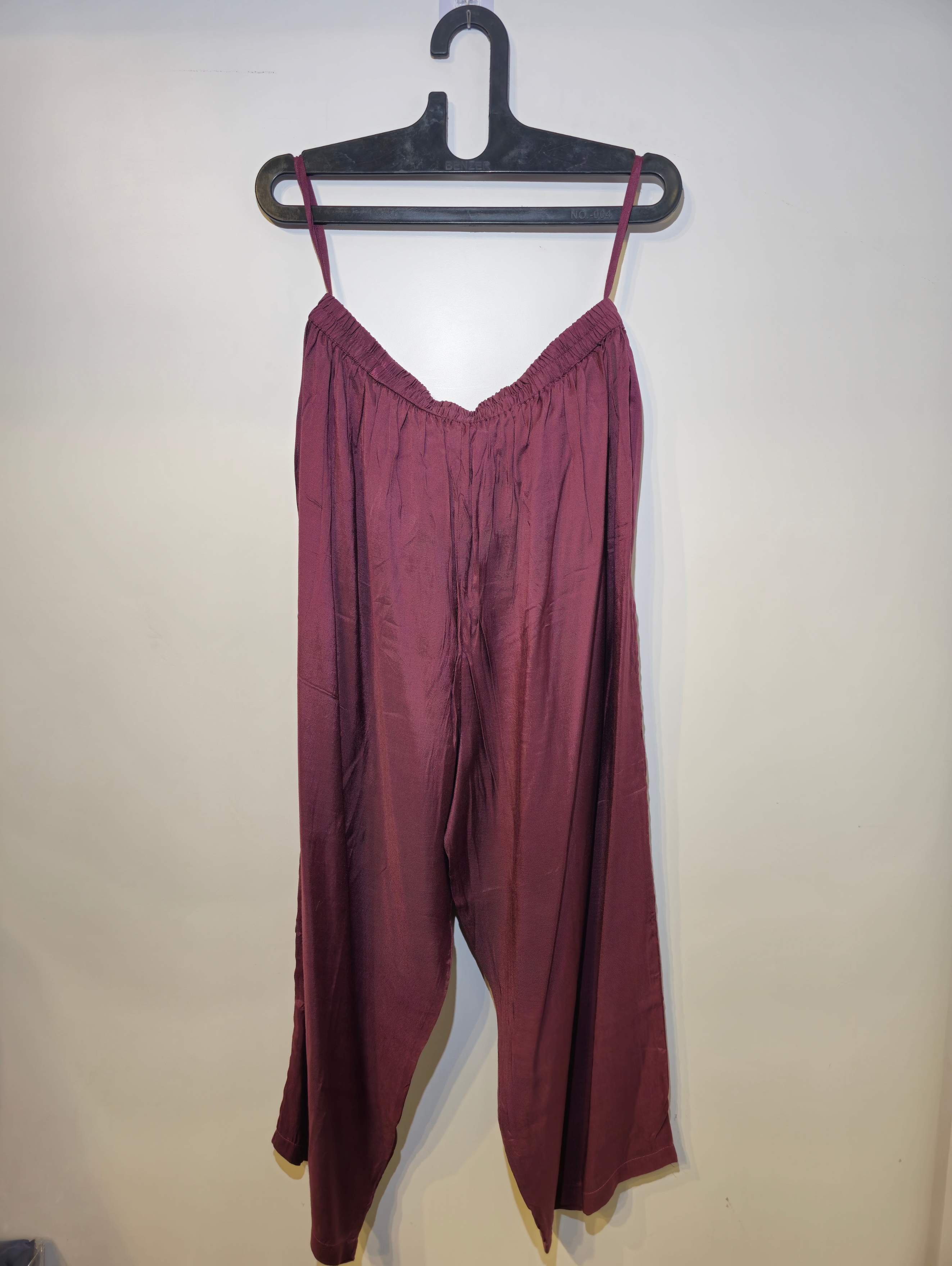 Image of Pure Crepe Big Size Straight Kurti Set - 3 Piece