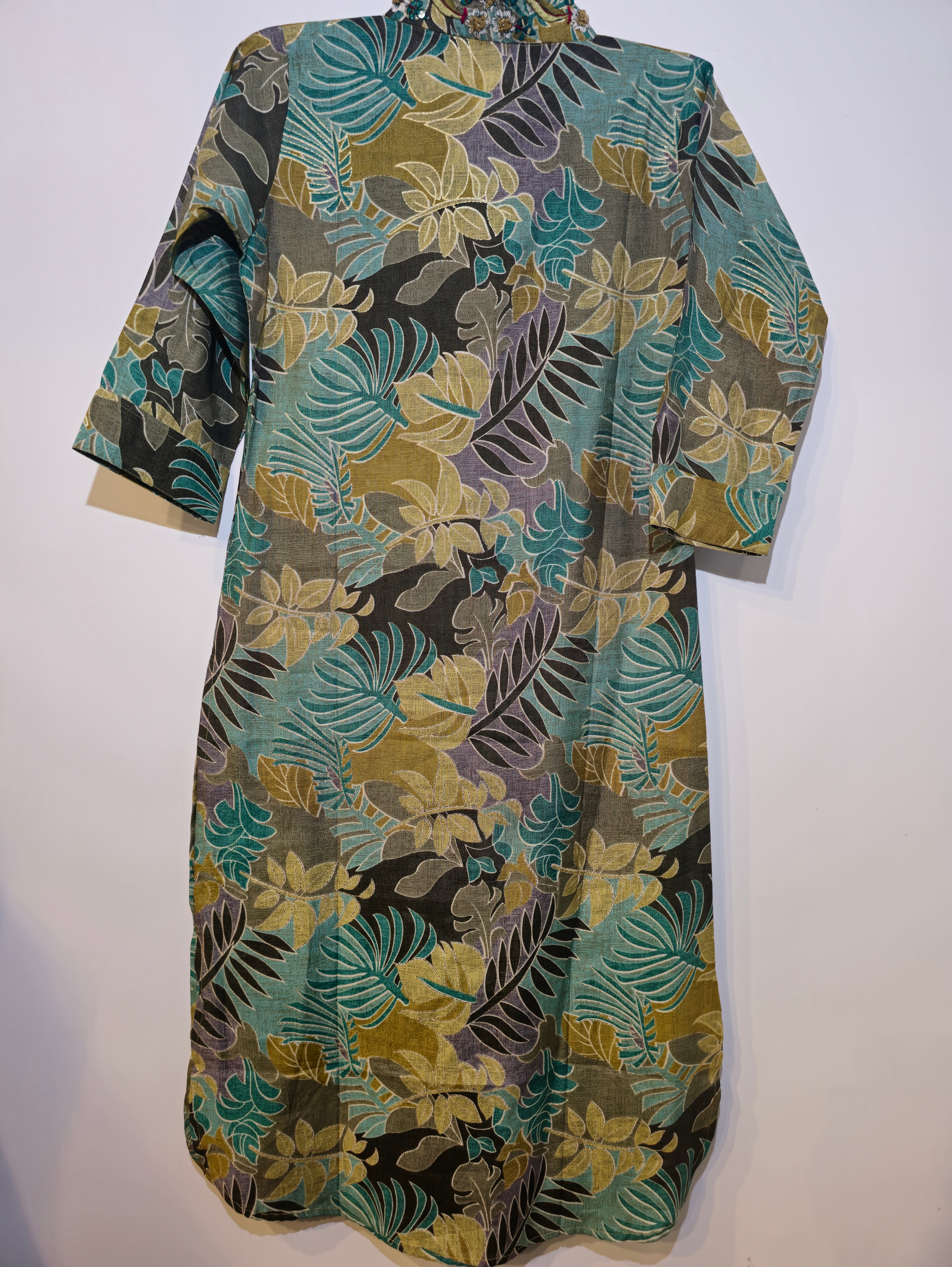 Image of Designer Muslin Straight Kurti