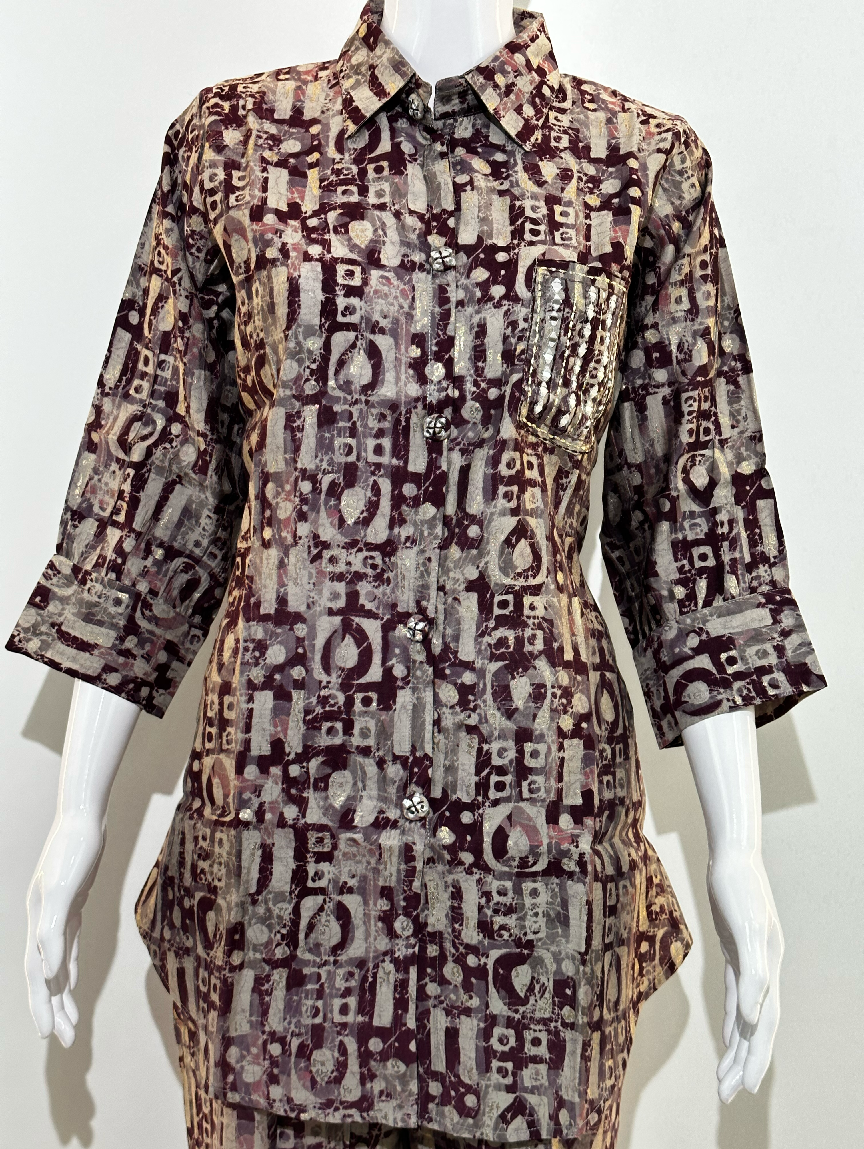 Image of Mirror Embroidery Coord Set - 2 Piece