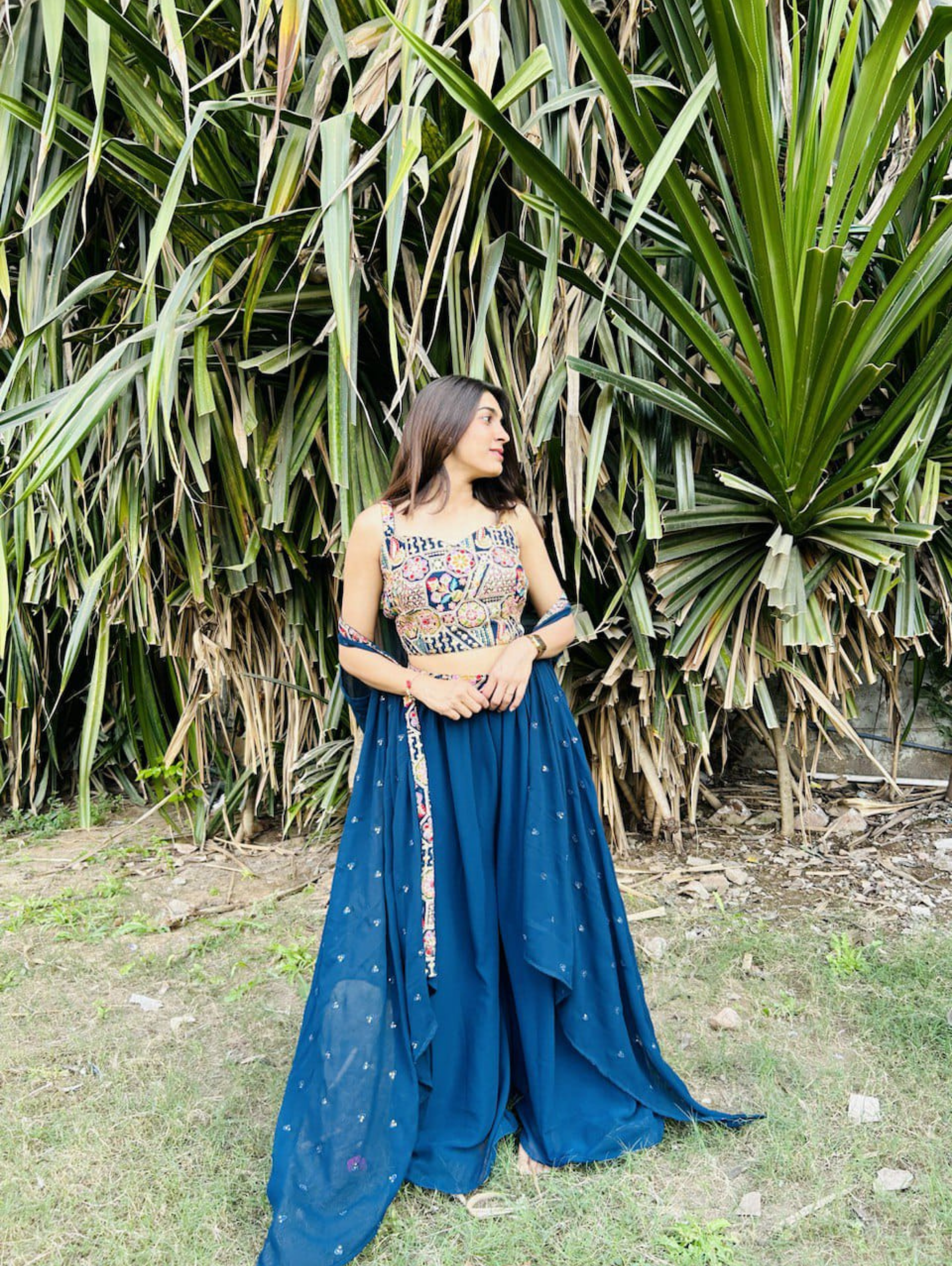 Georgette Traditional 3 Piece