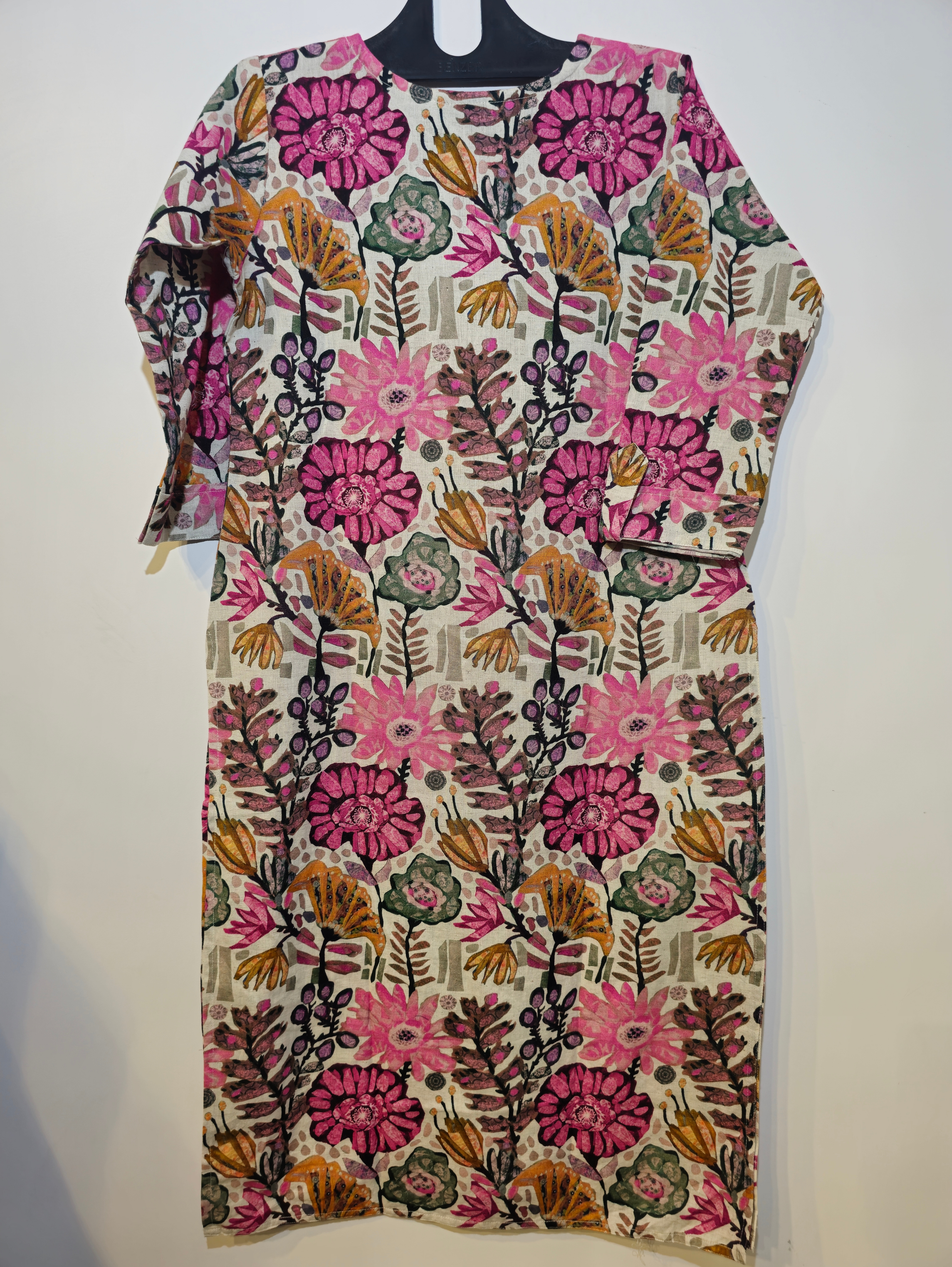 Image of Designer Cotton Straight Kurti