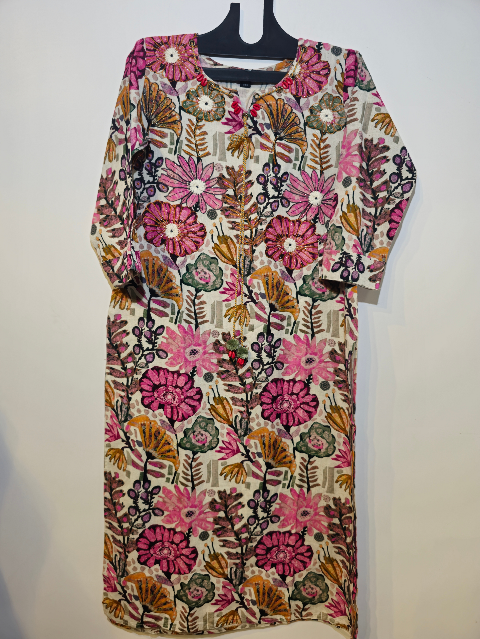 Designer Cotton Straight Kurti