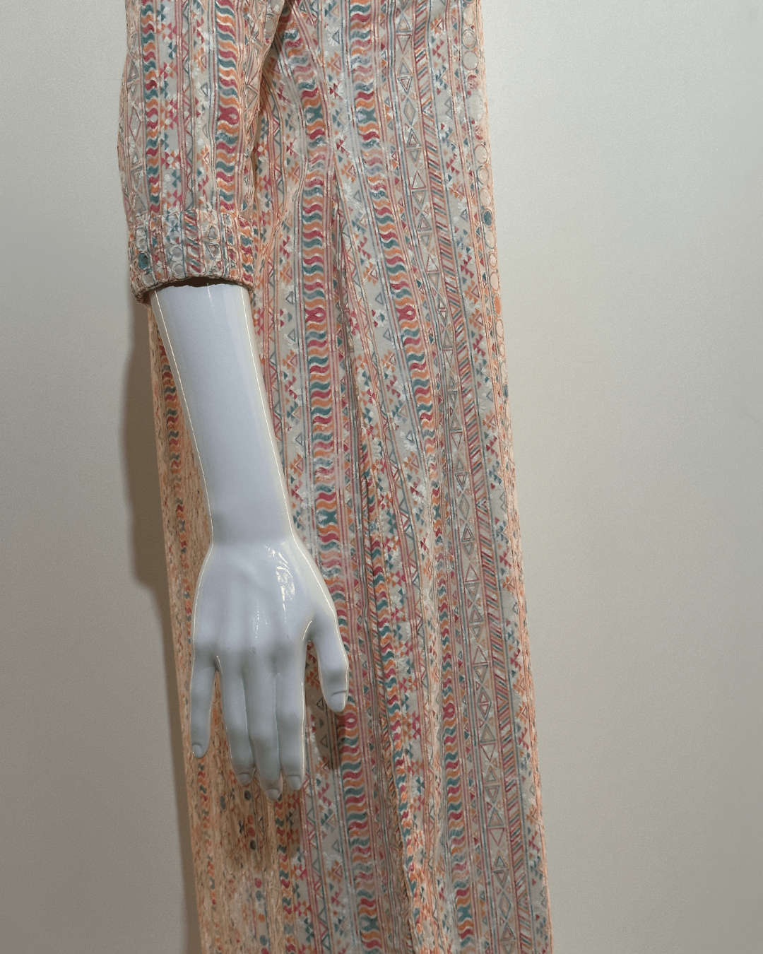 Lucknowi work Cotton Straight Kurti