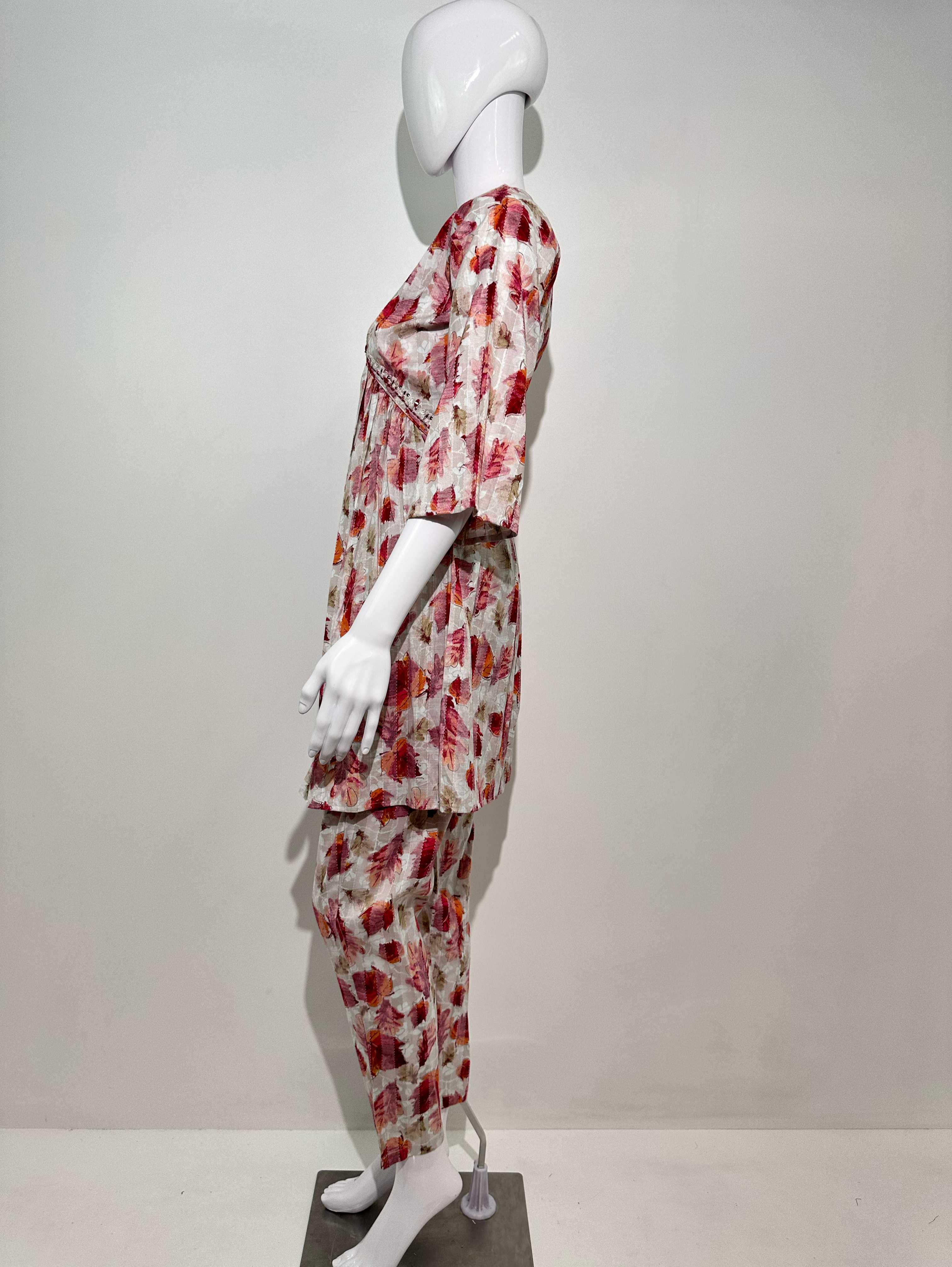 Image of Alia Cut Coord Set with Neck work