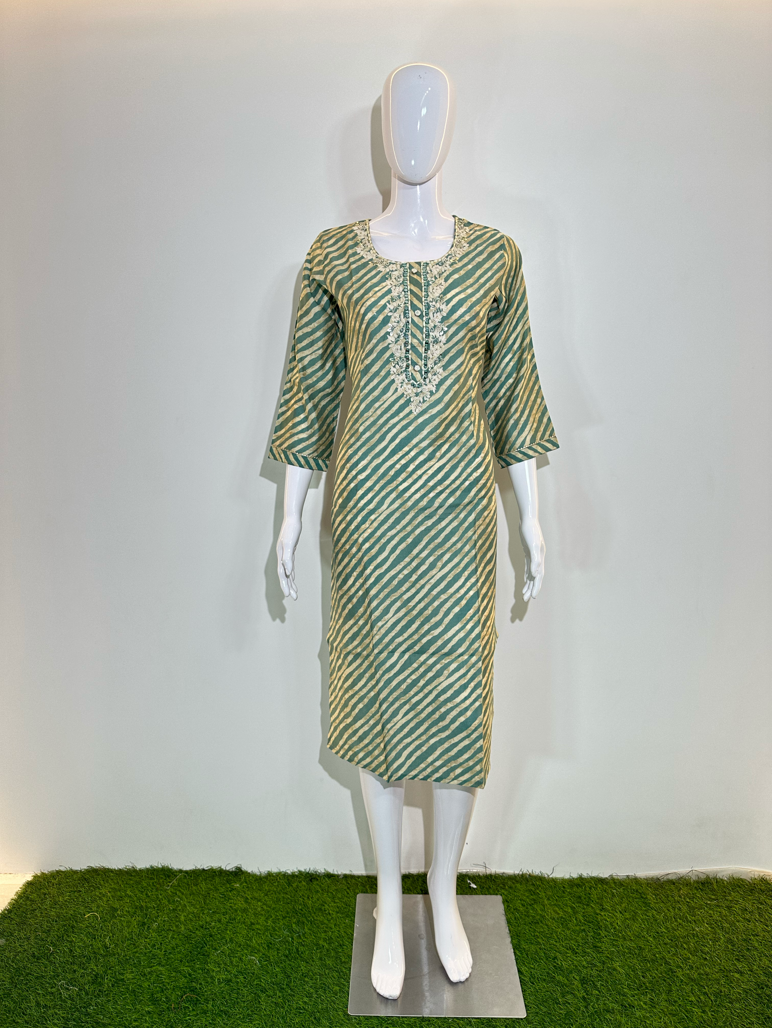 Muslin Straight Kurti - 1 Piece