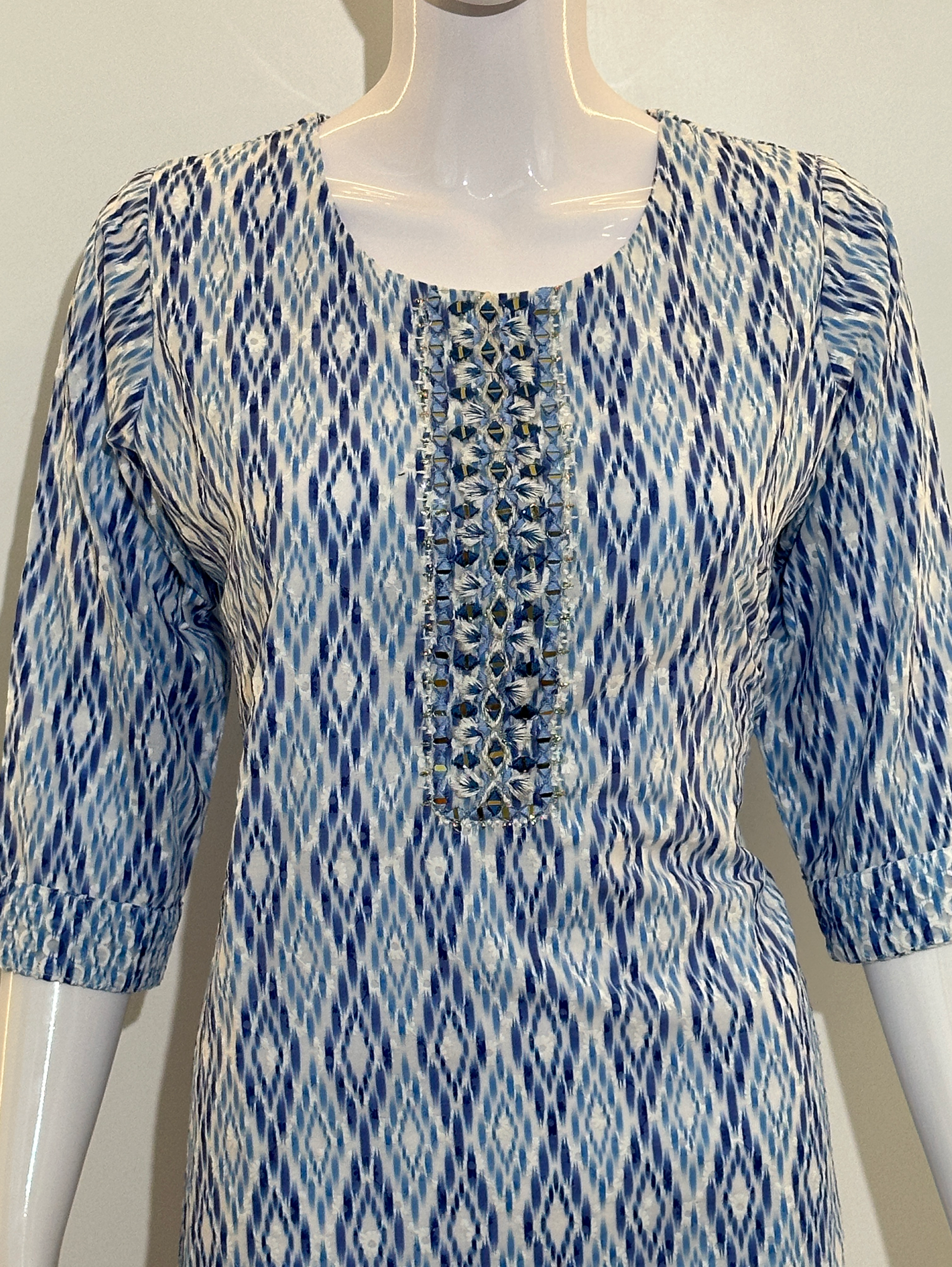 Image of Lucknowi Center Hand work Kurti