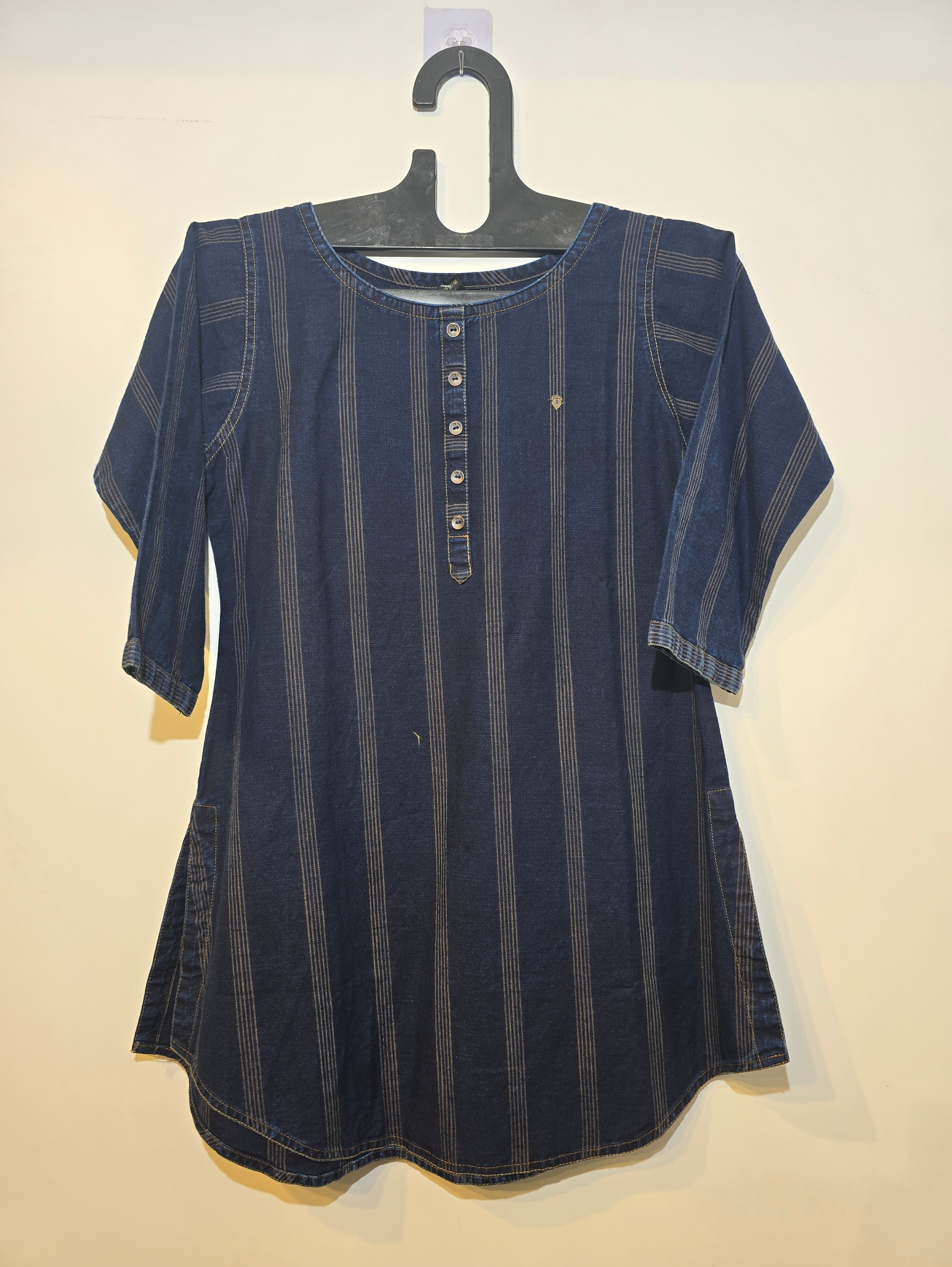 Image of Designer Denim Tunic