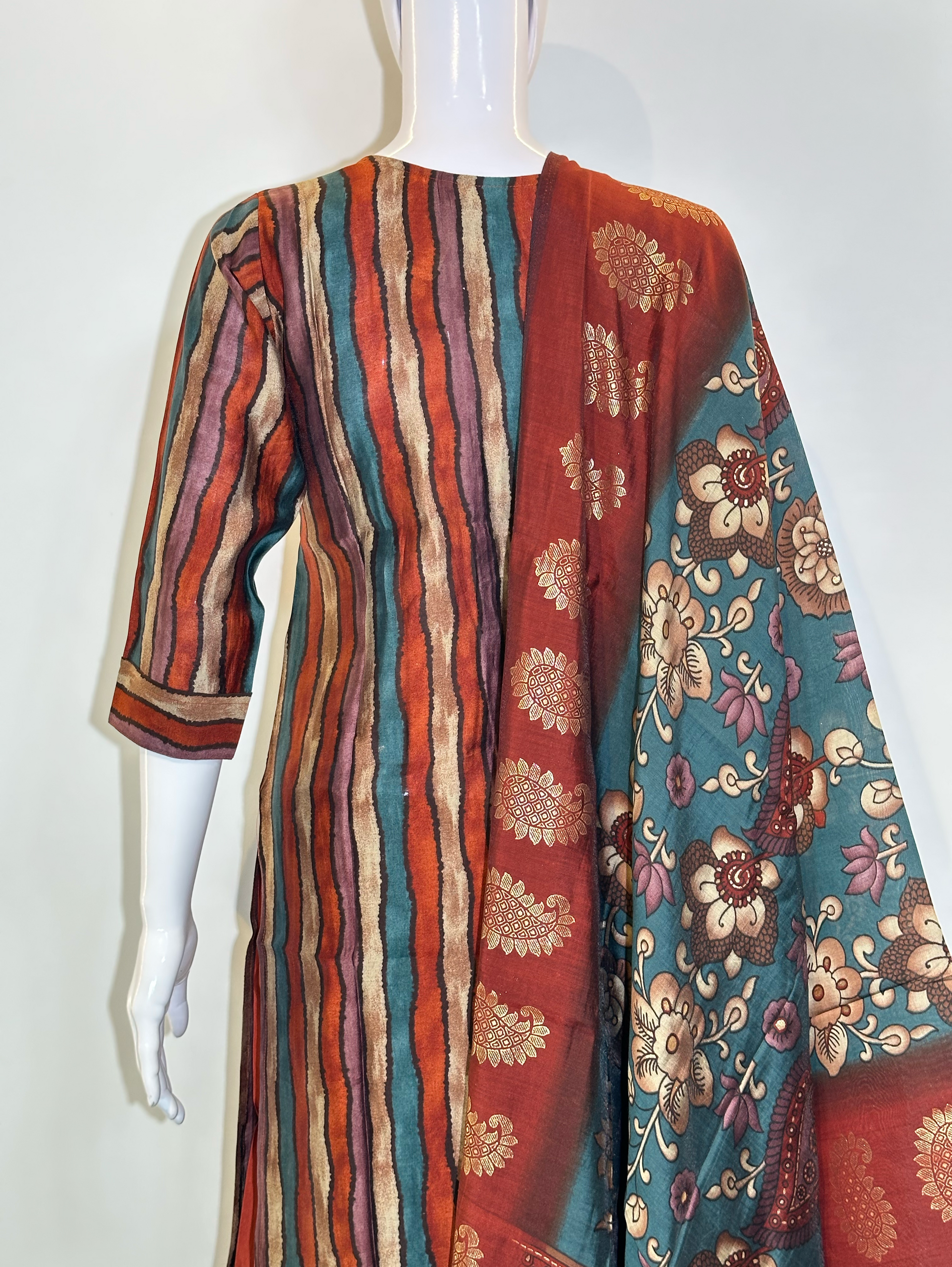 Pure Muslin Kurti Set