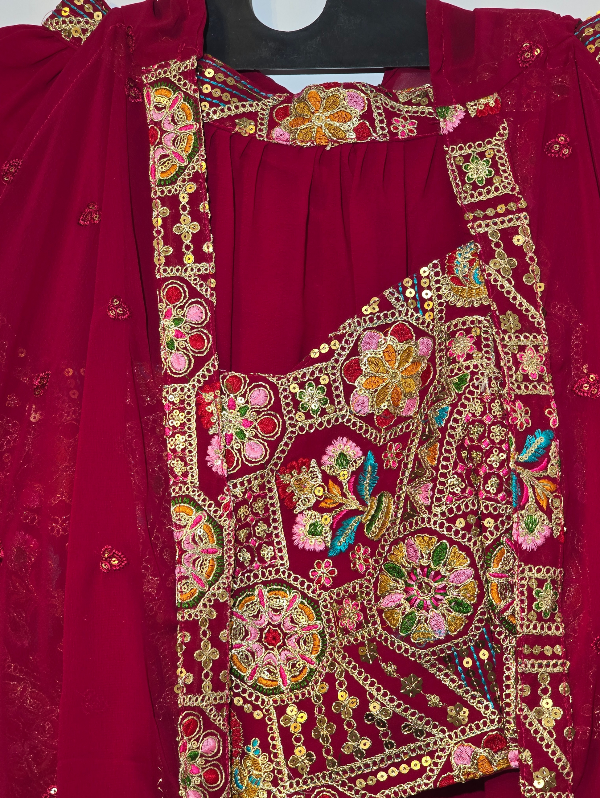 Georgette Traditional 3 Piece