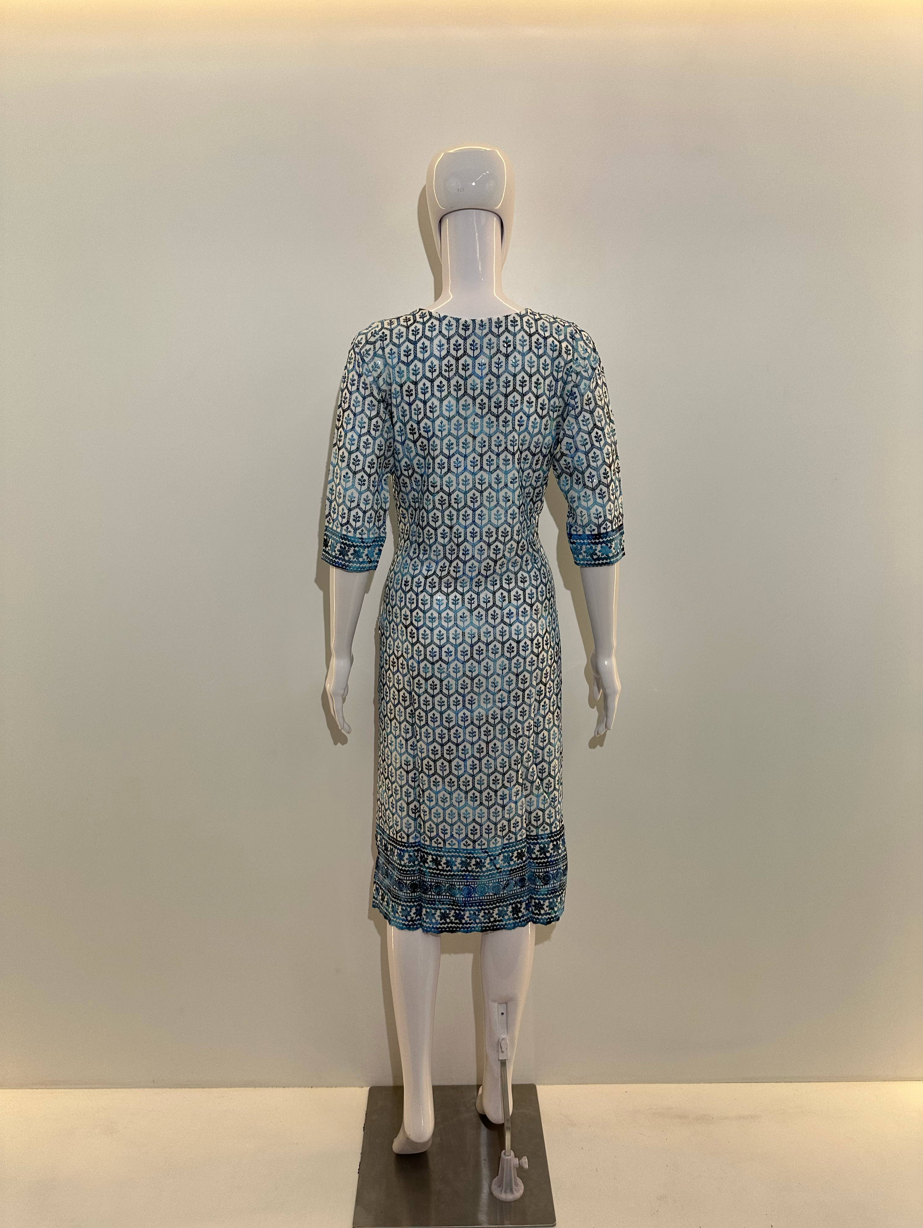 Image of Lucknowi Center Hand work Kurti