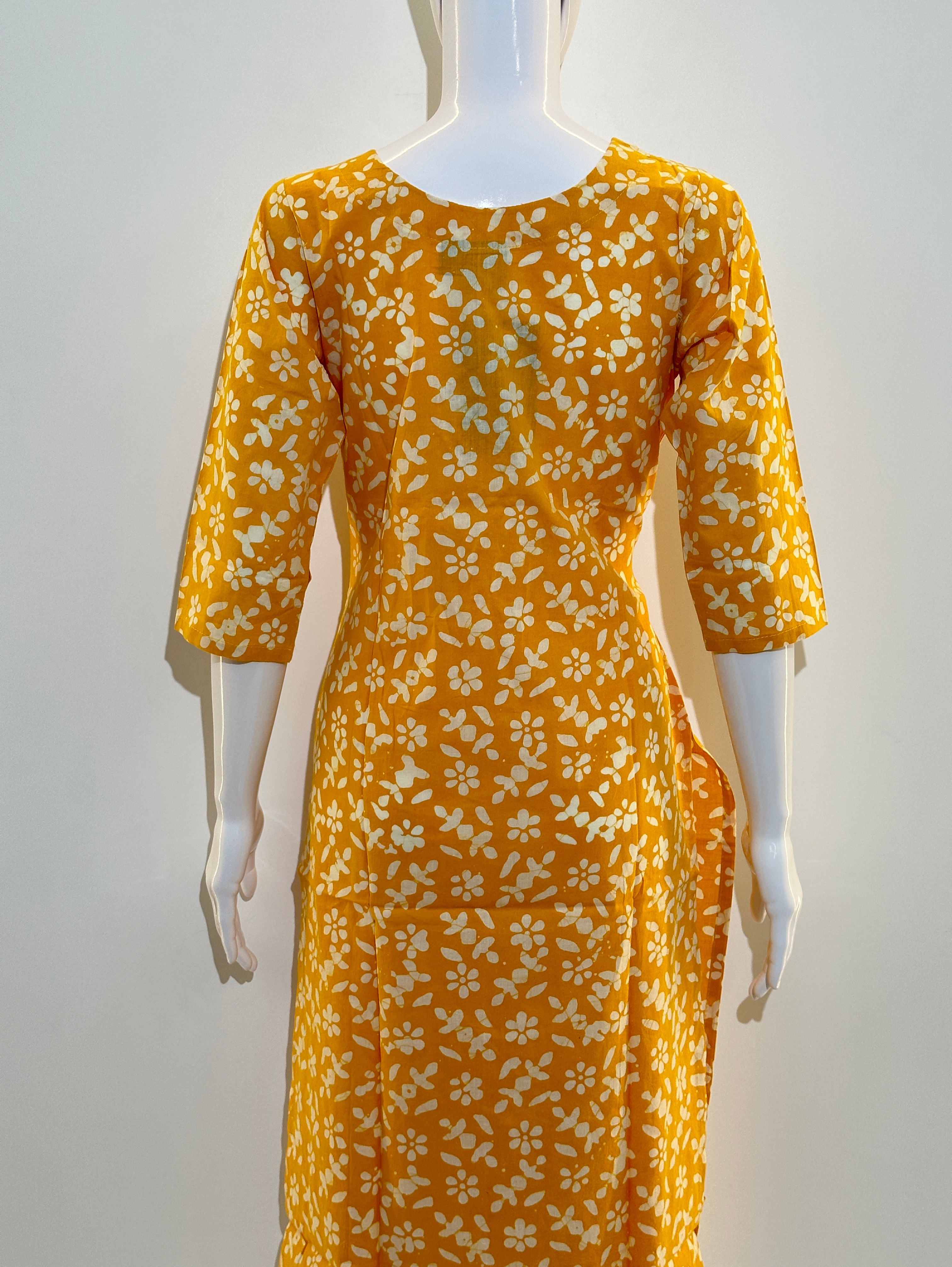 Image of Cotton Mirror Embroidery Kurti