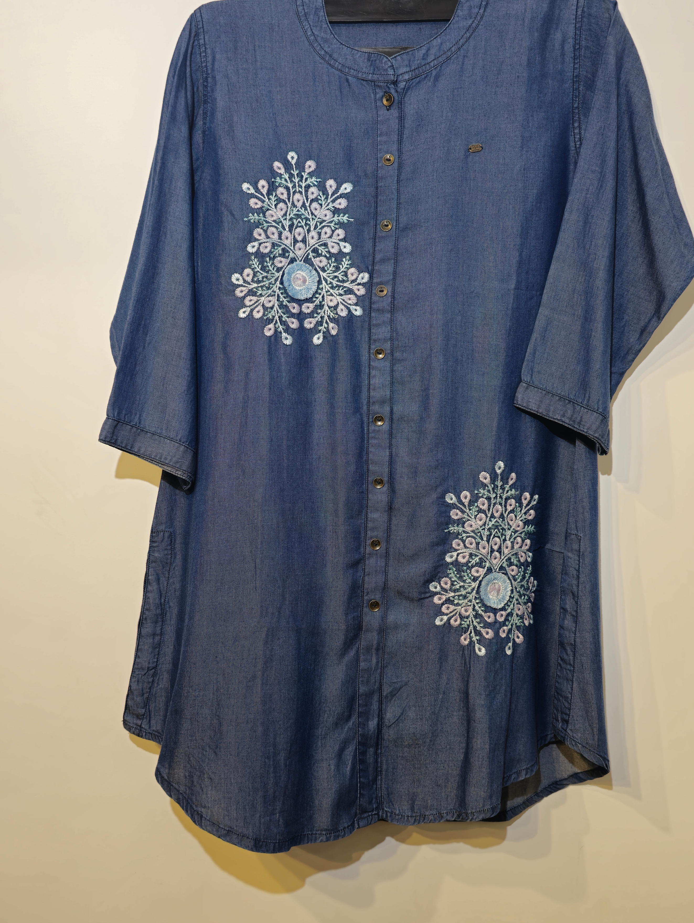 Image of Designer Denim Tunic