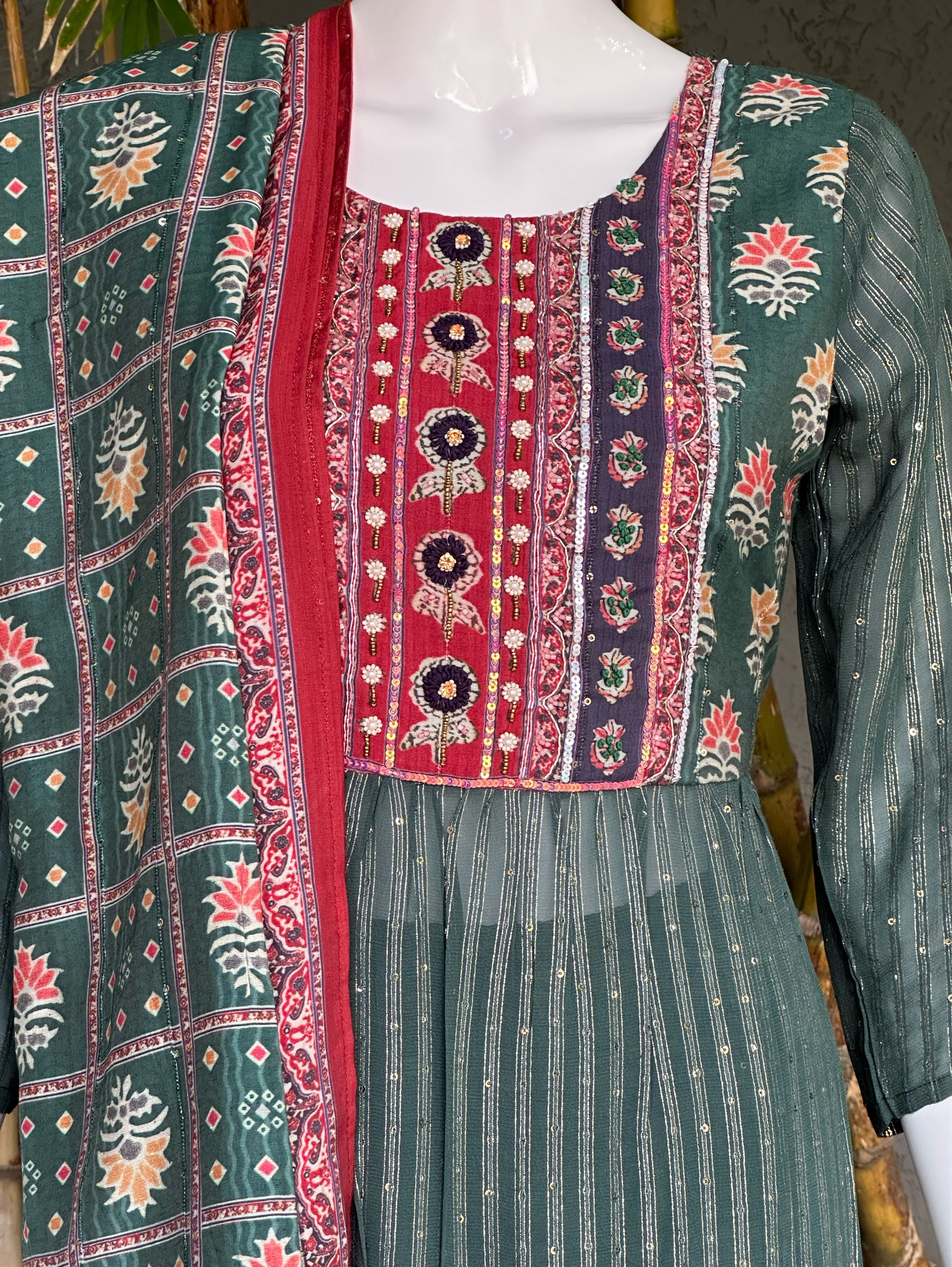 Georgette Naira Style 3 piece