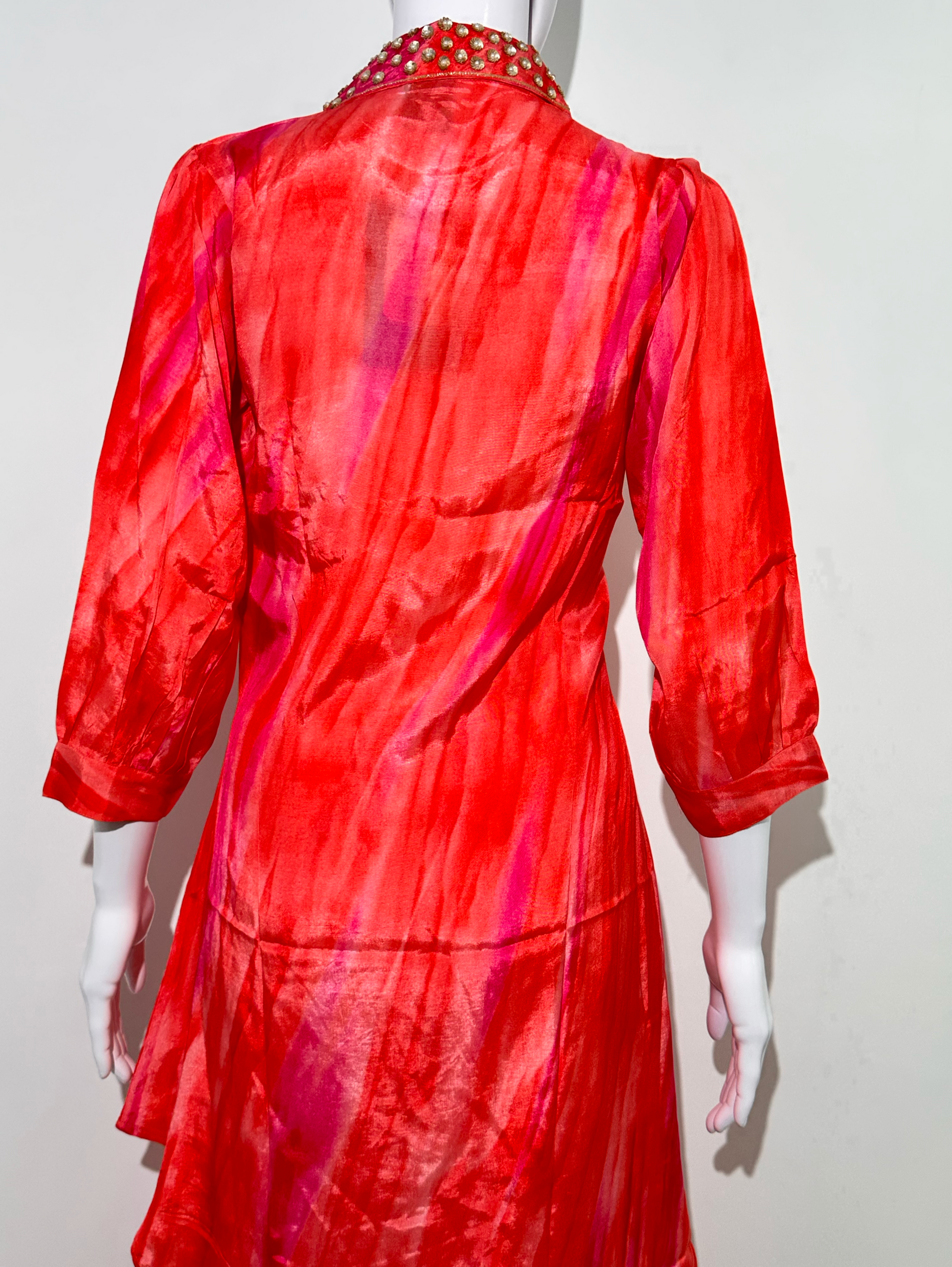 Muslin Coords with Moti Embroidery work