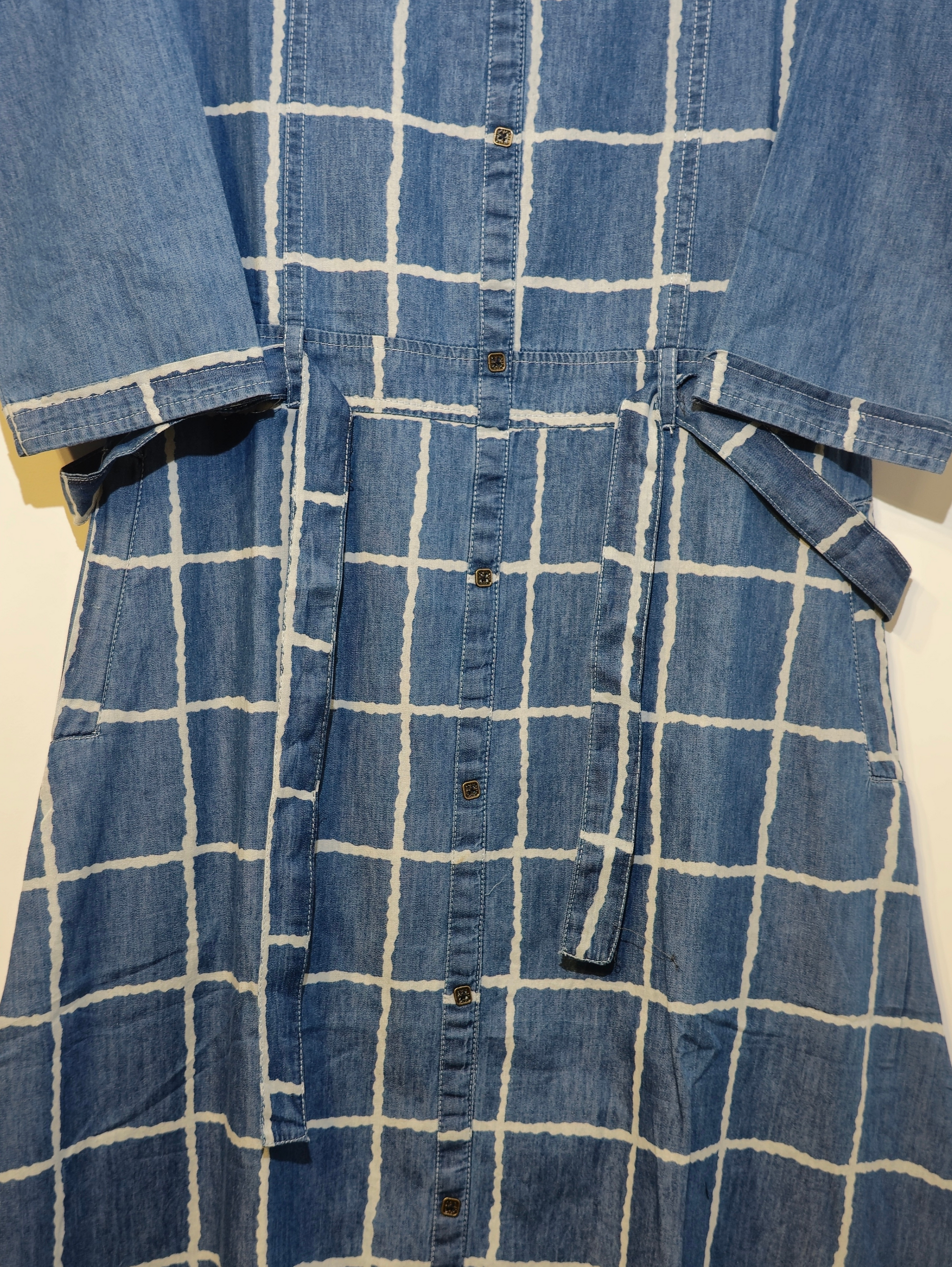 Designer Denim Straight Kurti