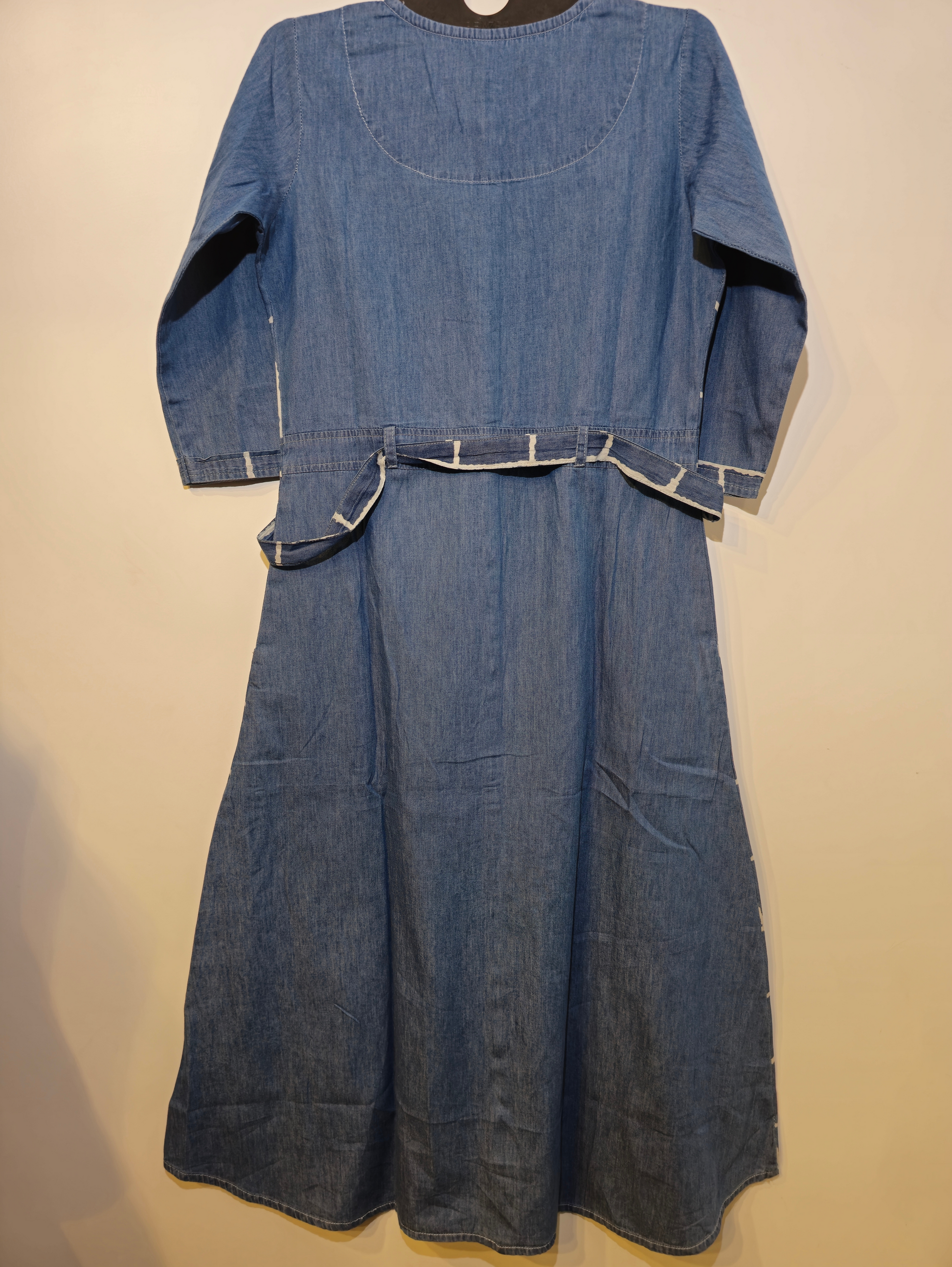 Designer Denim Straight Kurti
