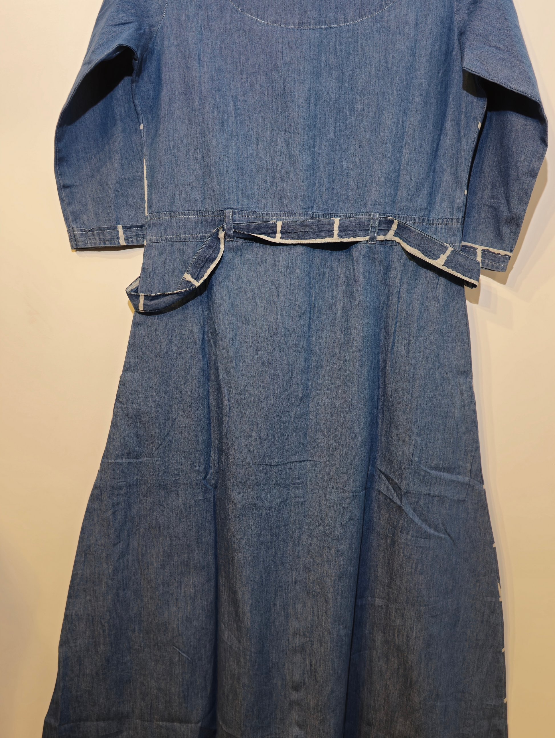 Designer Denim Straight Kurti