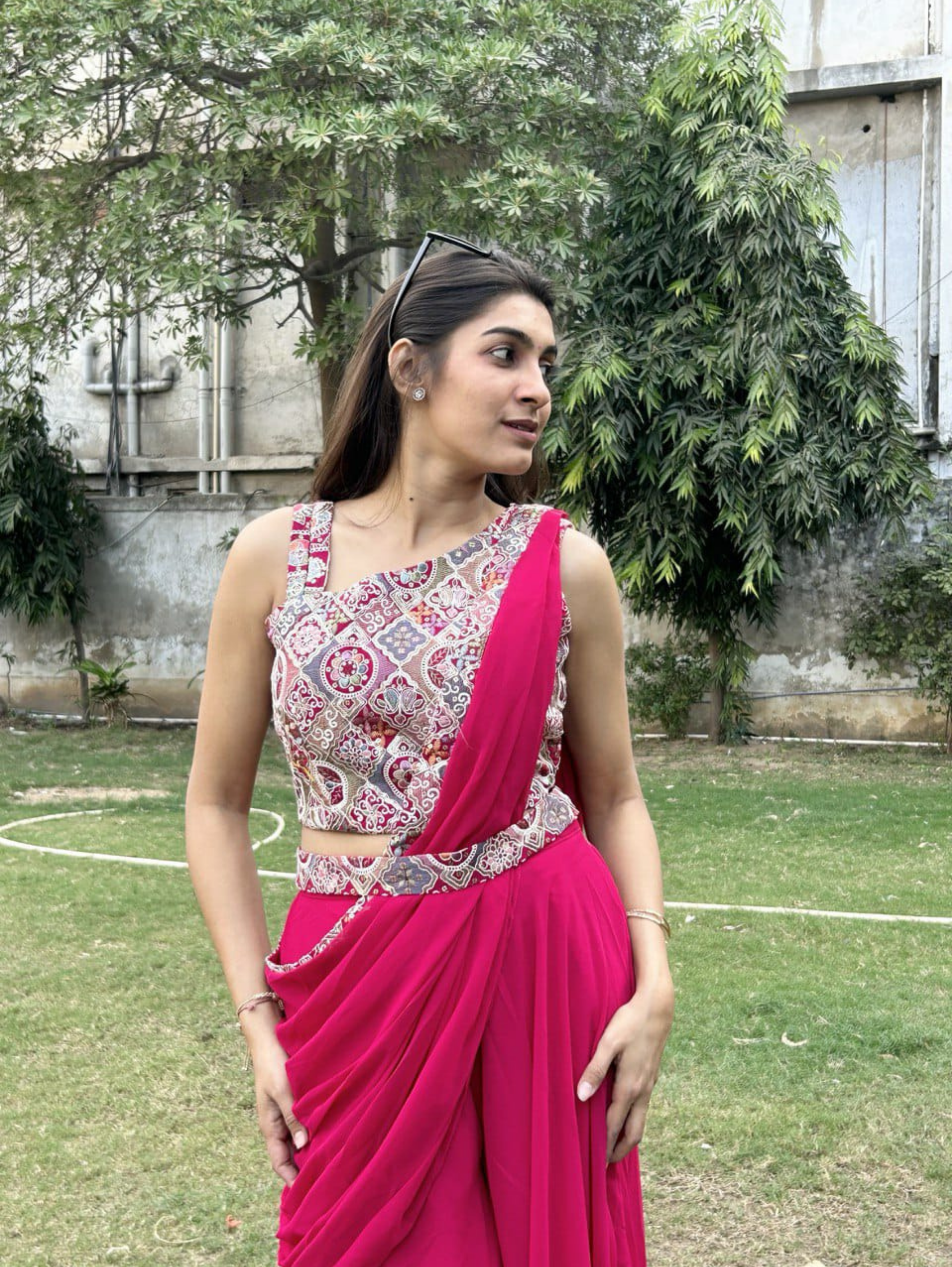 Image of Designer Georgette Traditional 3 Piece