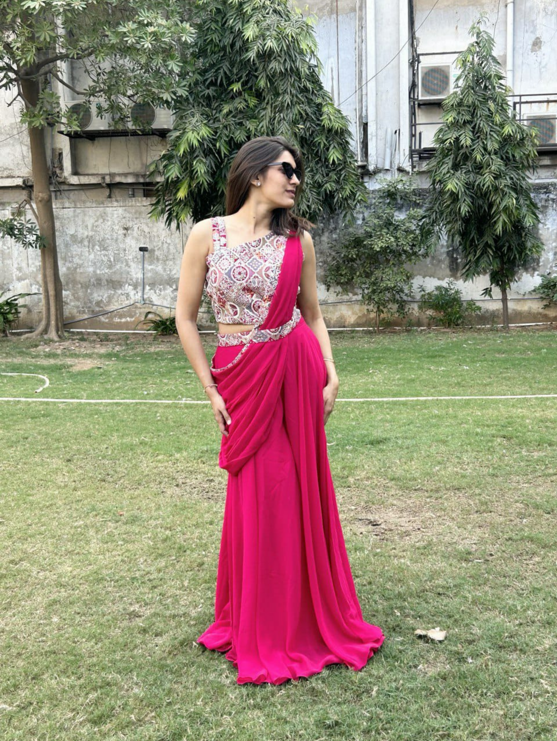 Designer Georgette Traditional 3 Piece