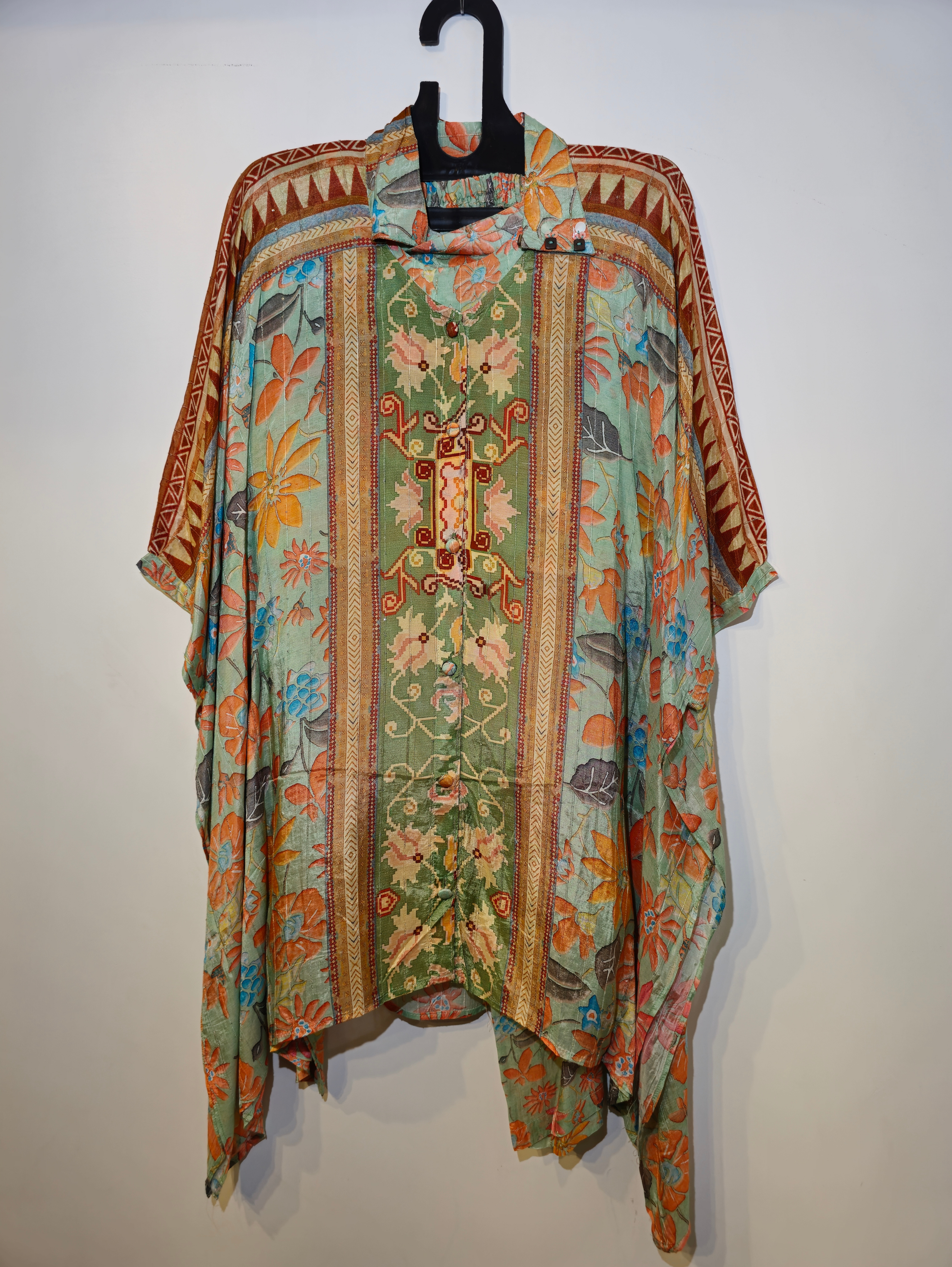 Image of Designer Kaftan Muslin Coord Set