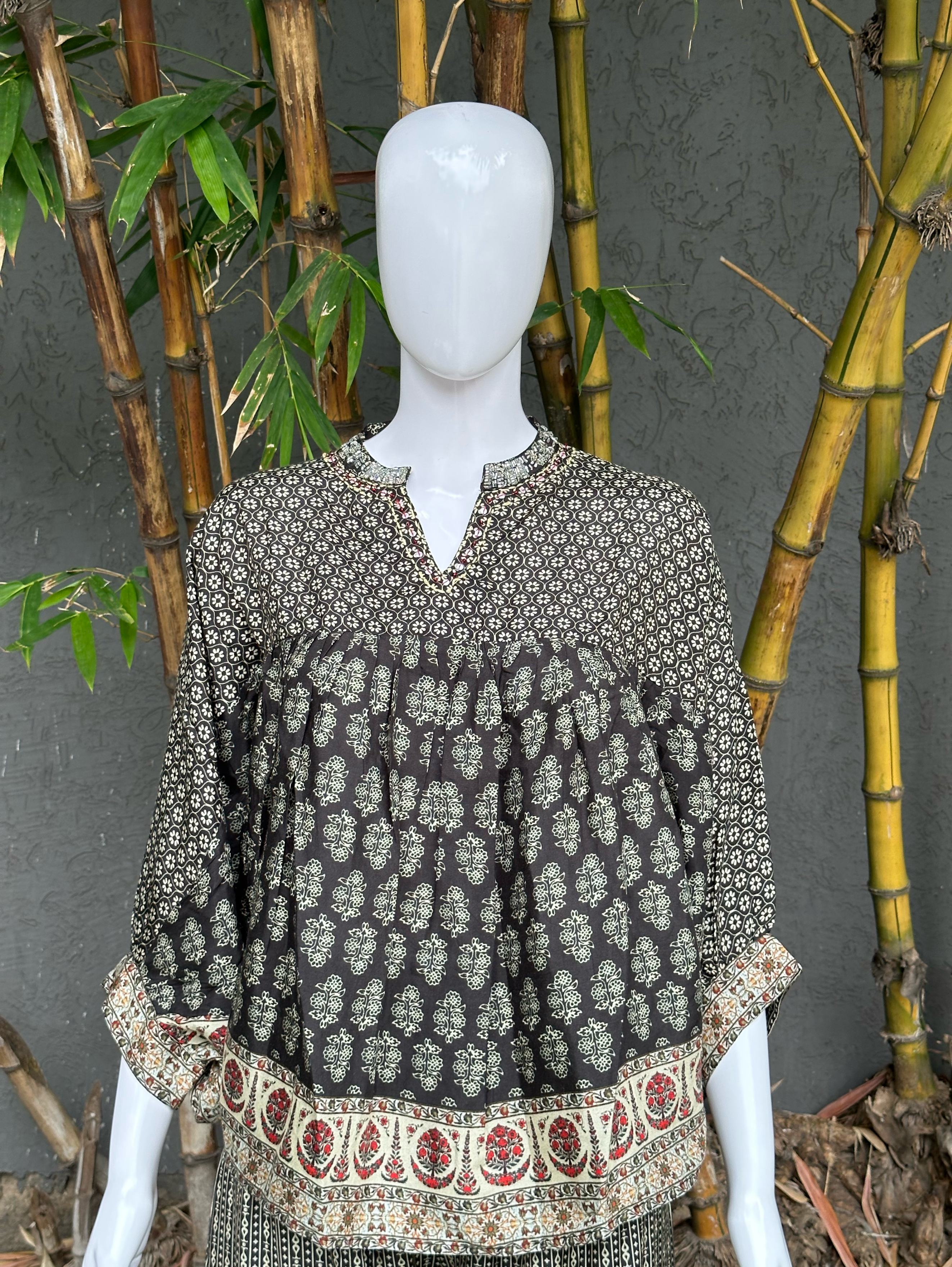 Image of Poncho Style Coords - Black