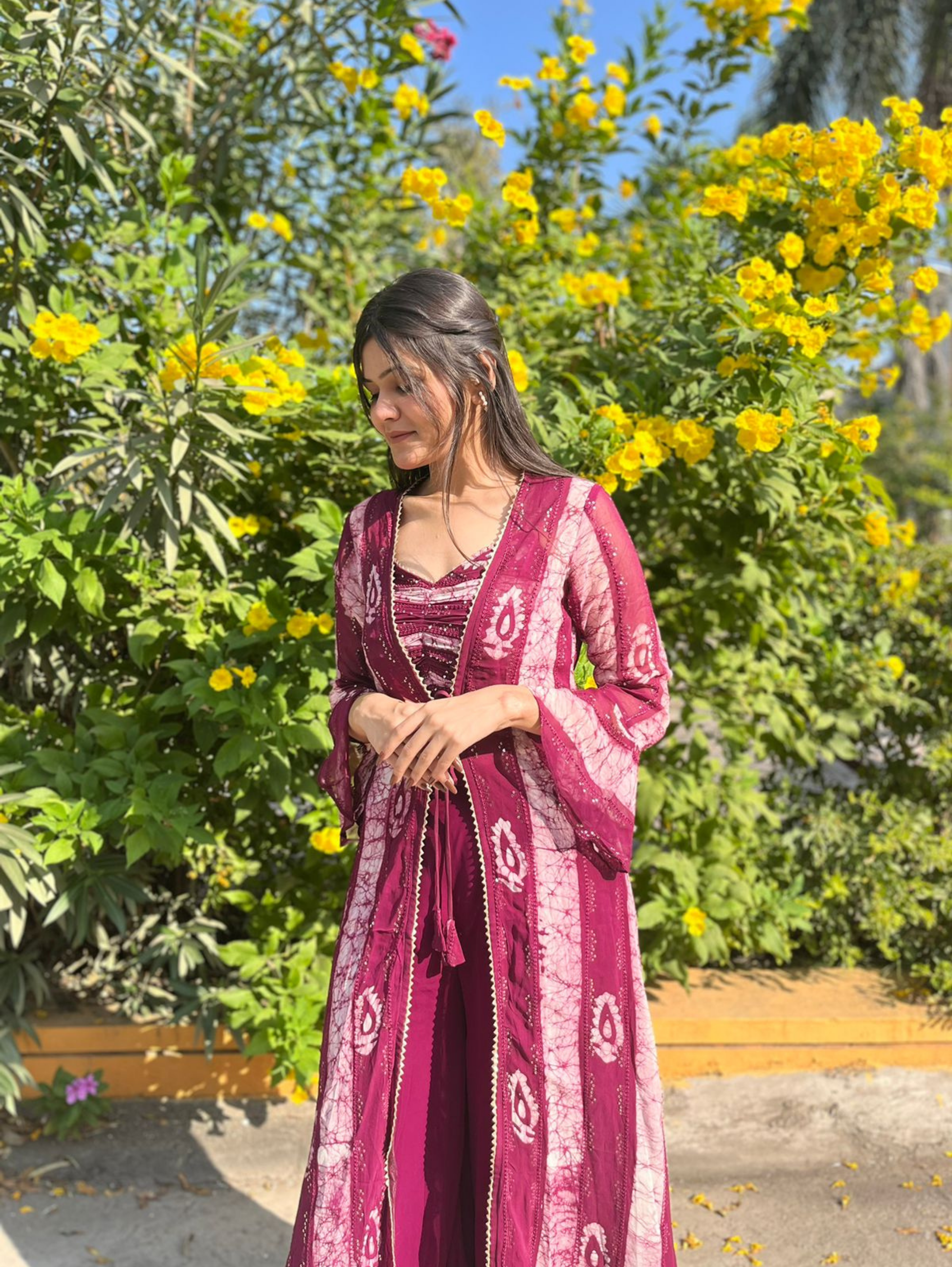 Georgette Traditional 3 Piece