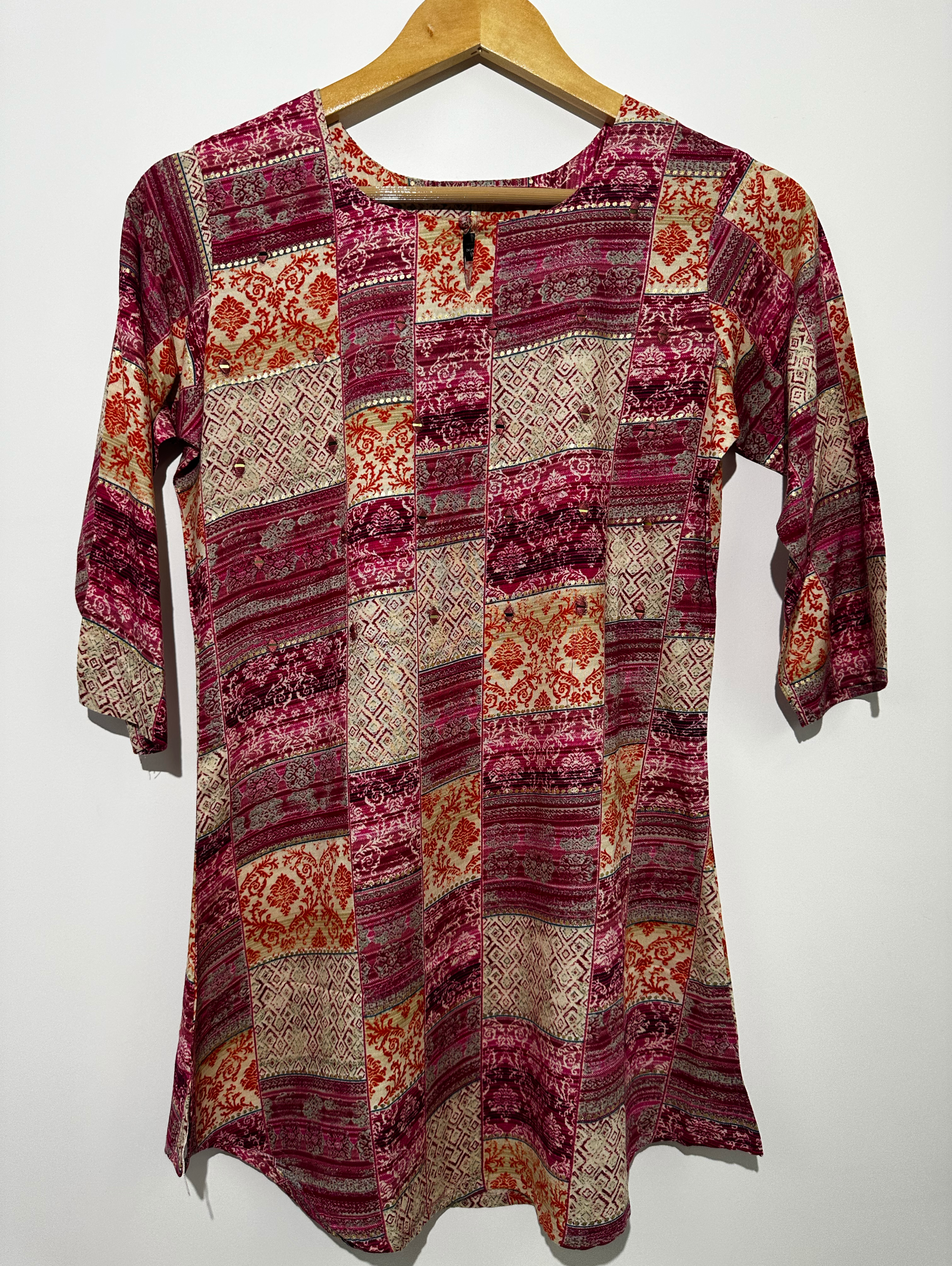 Image of Pure Rayon Mirror work Tunic