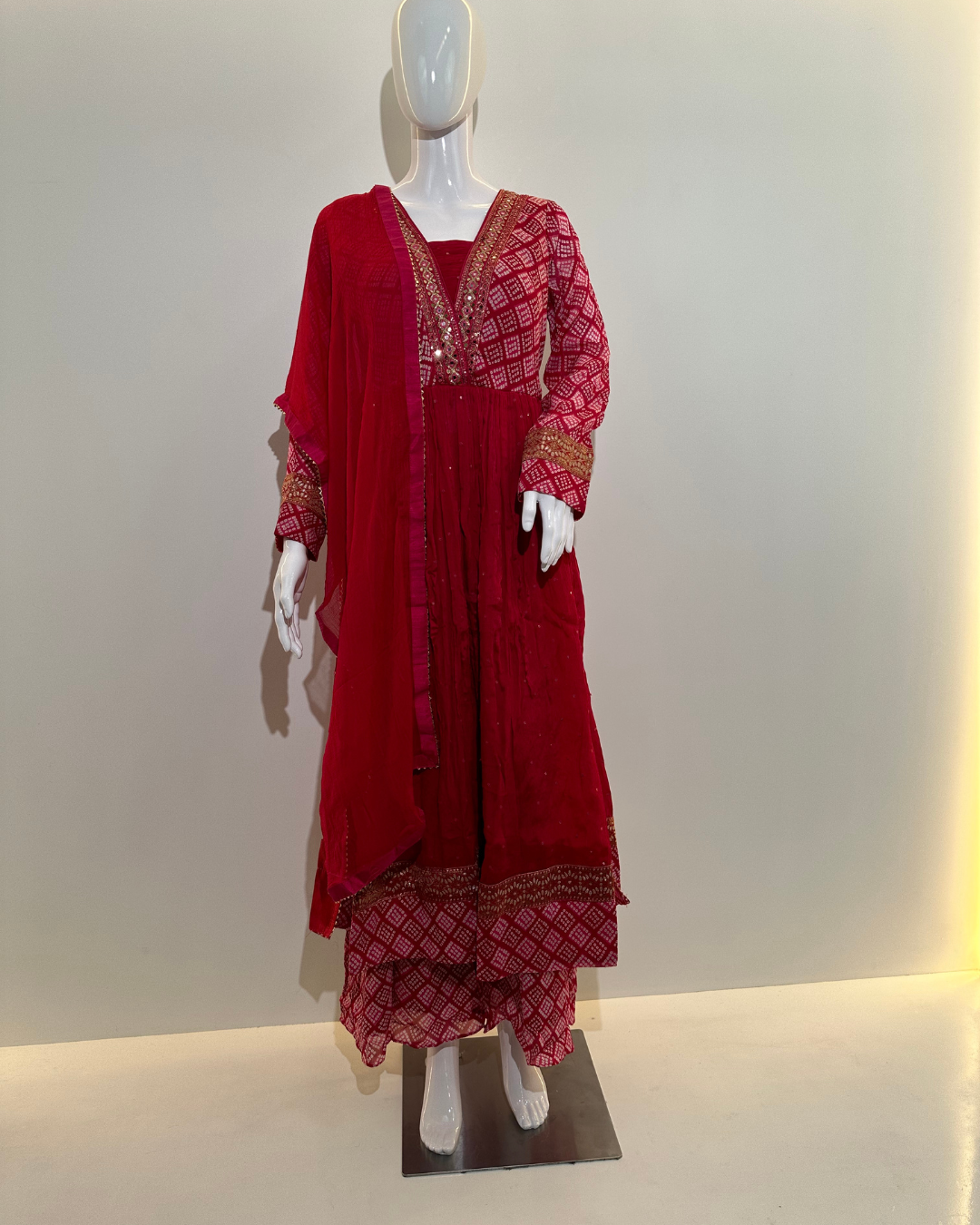Copy of Copy of Mull Cotton Sharara Set - 3 piece