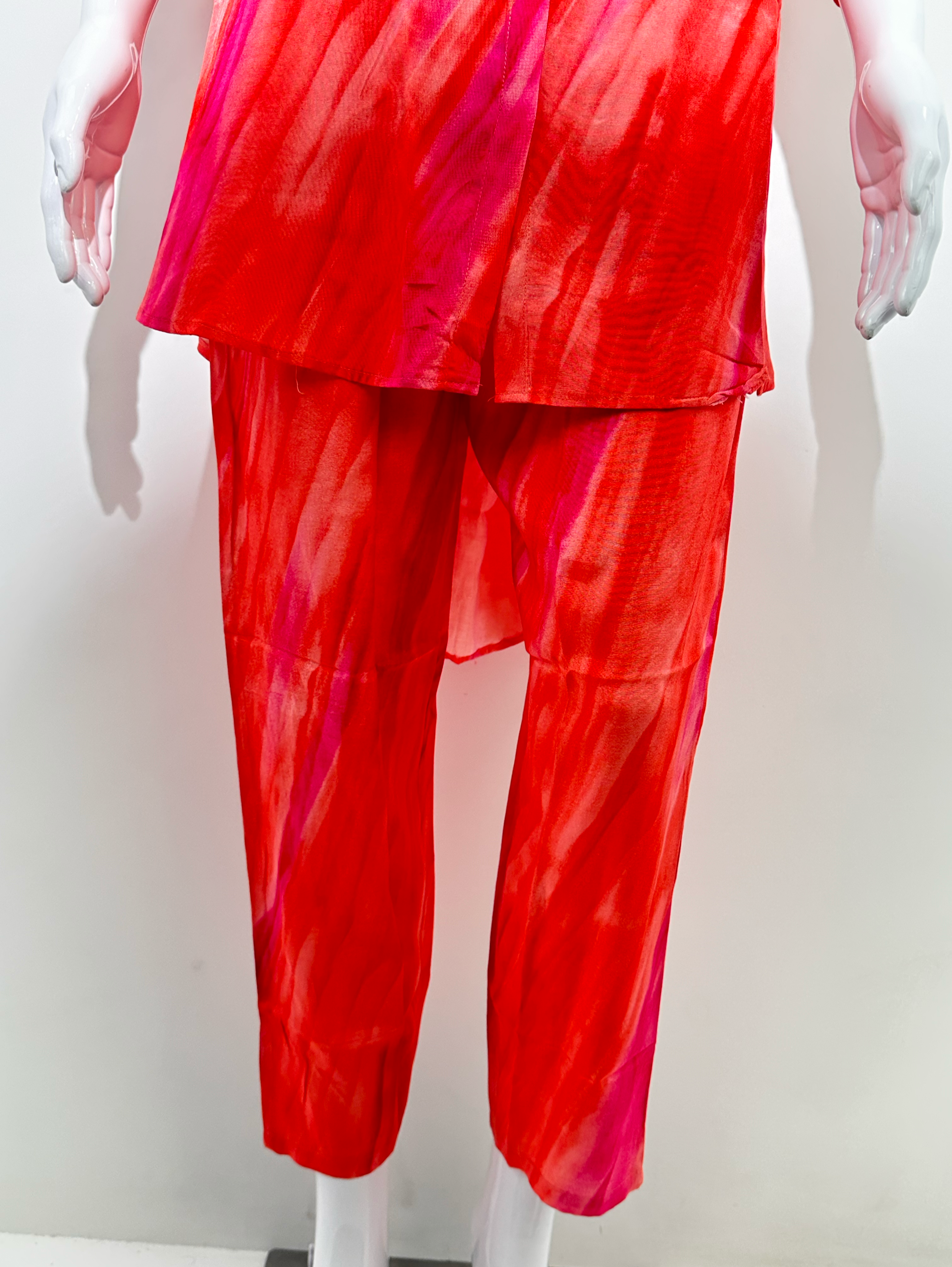 Image of Muslin Coords with Moti Embroidery work