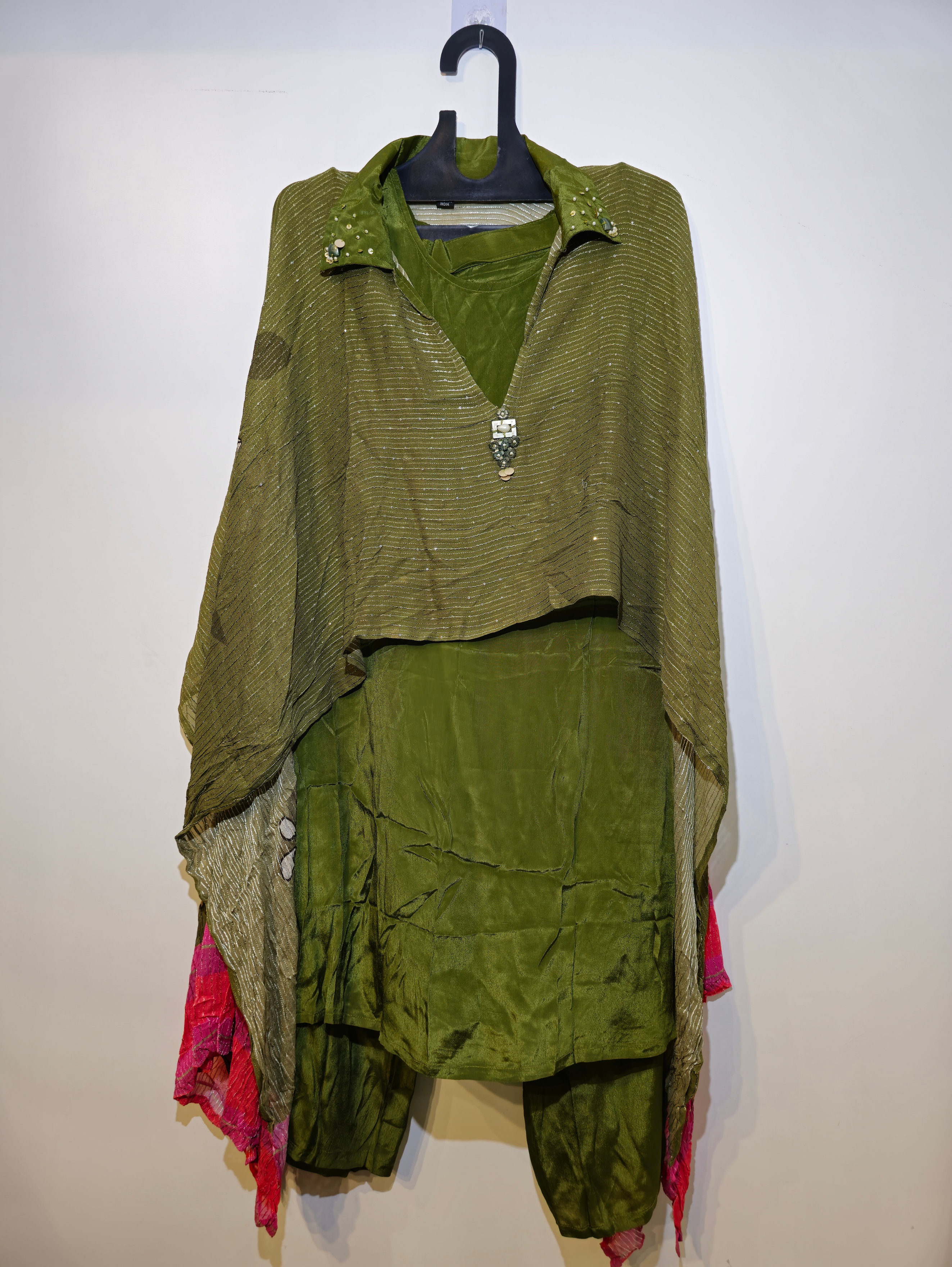 Image of Designer Crepe Coord Set