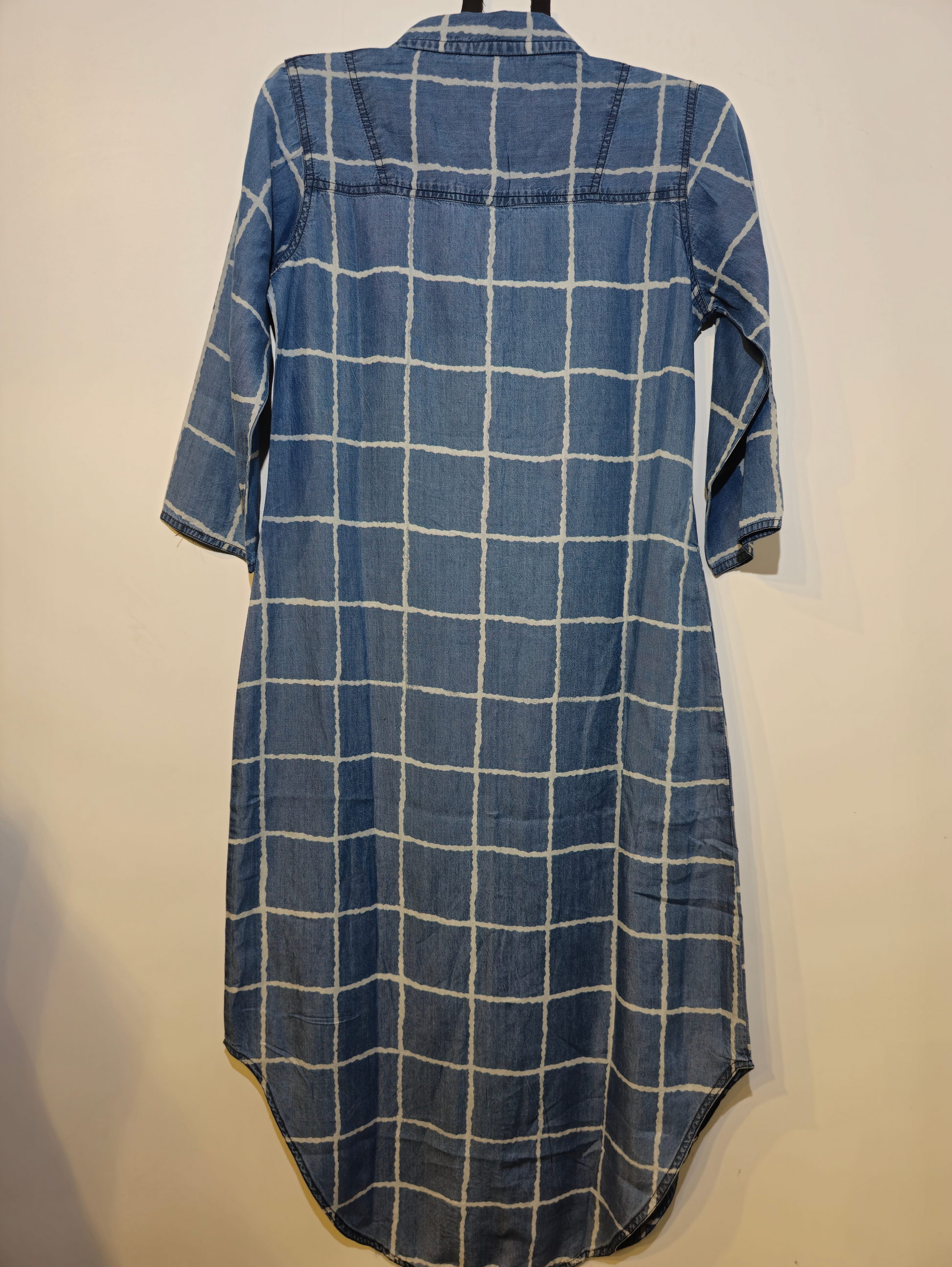 Designer Denim Straight Kurti