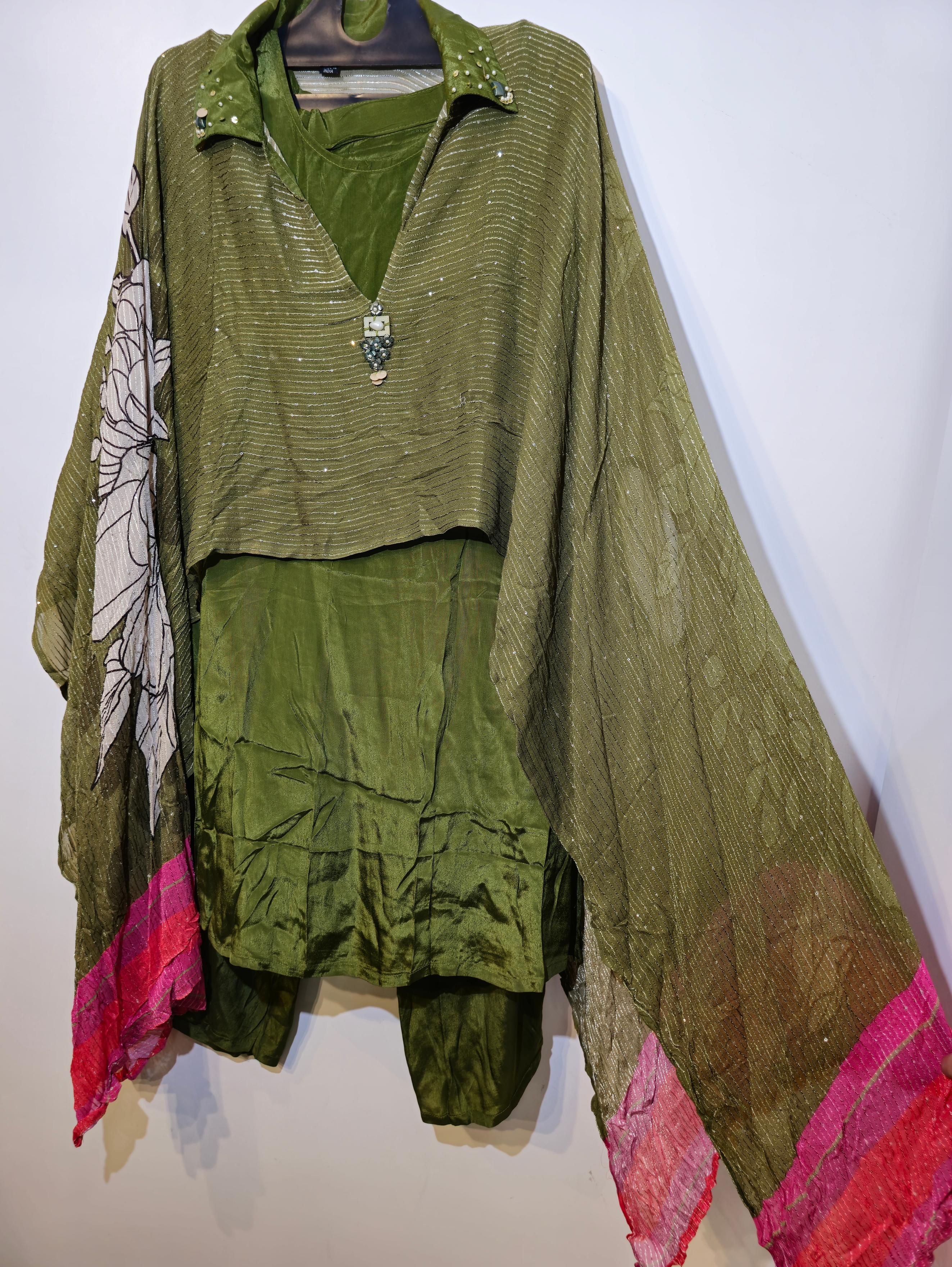Image of Designer Crepe Coord Set