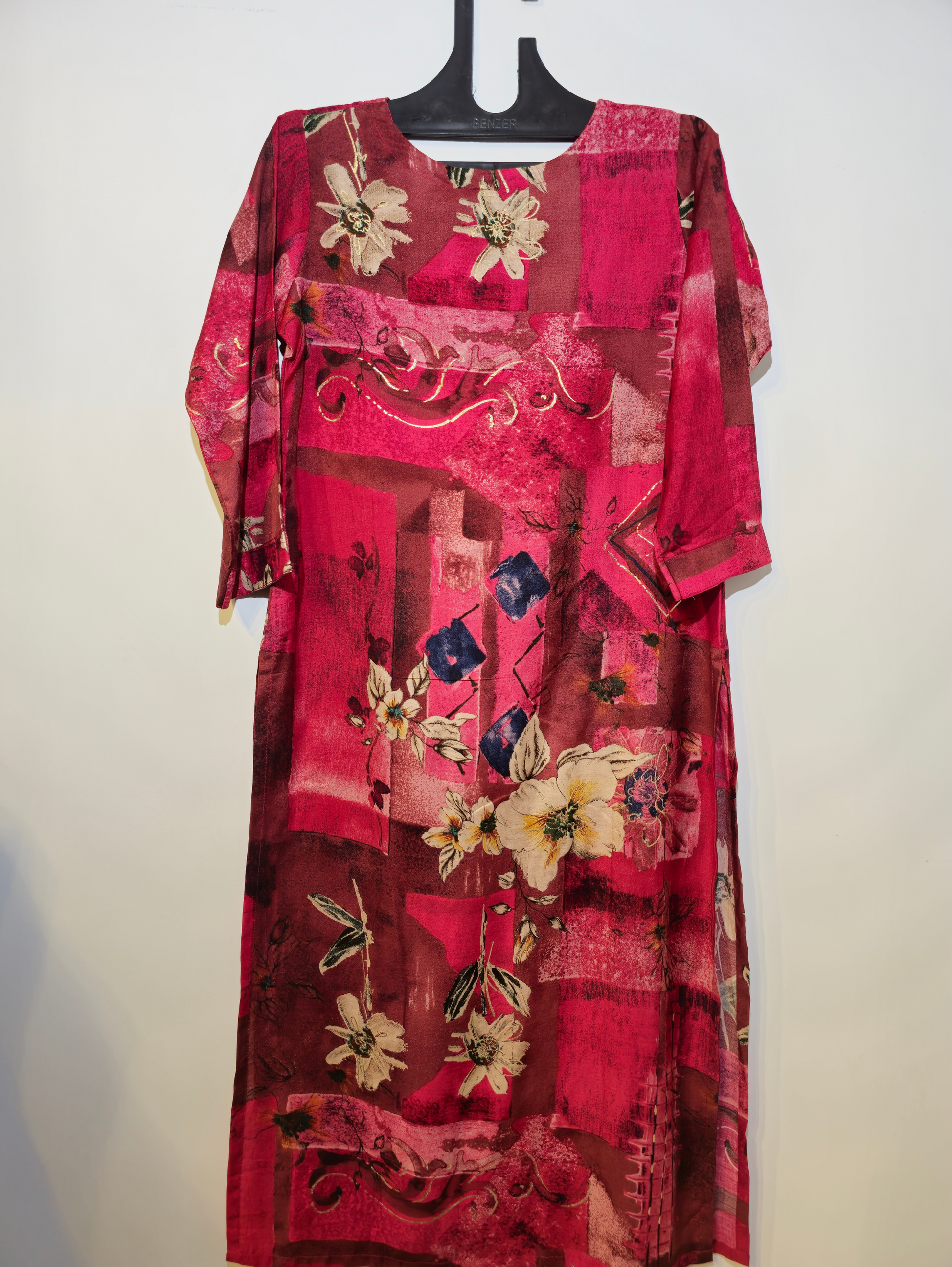 Designer Muslin Straight Kurti