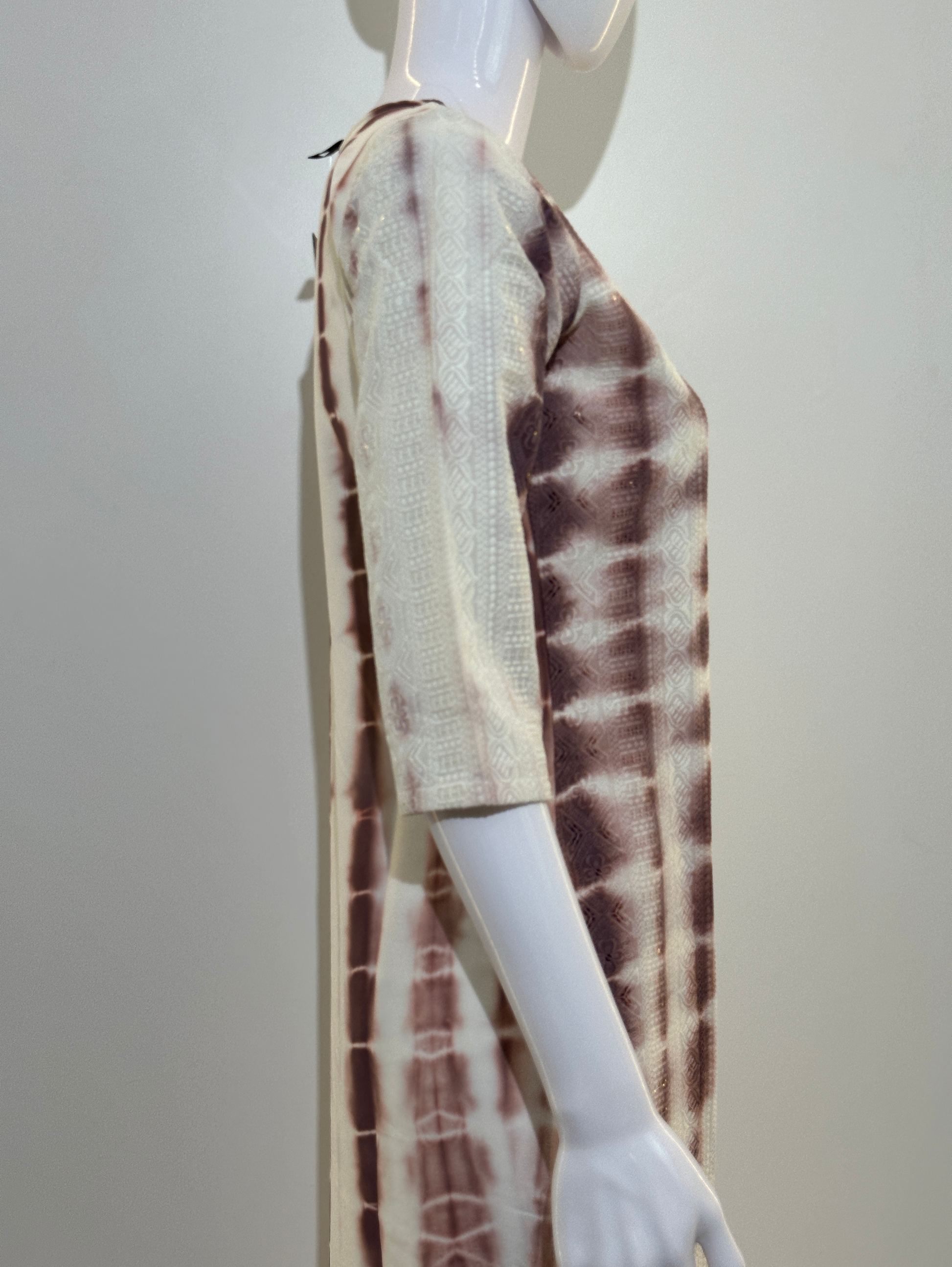 Lucknowi Tie - Dye Cotton Straight Kurti