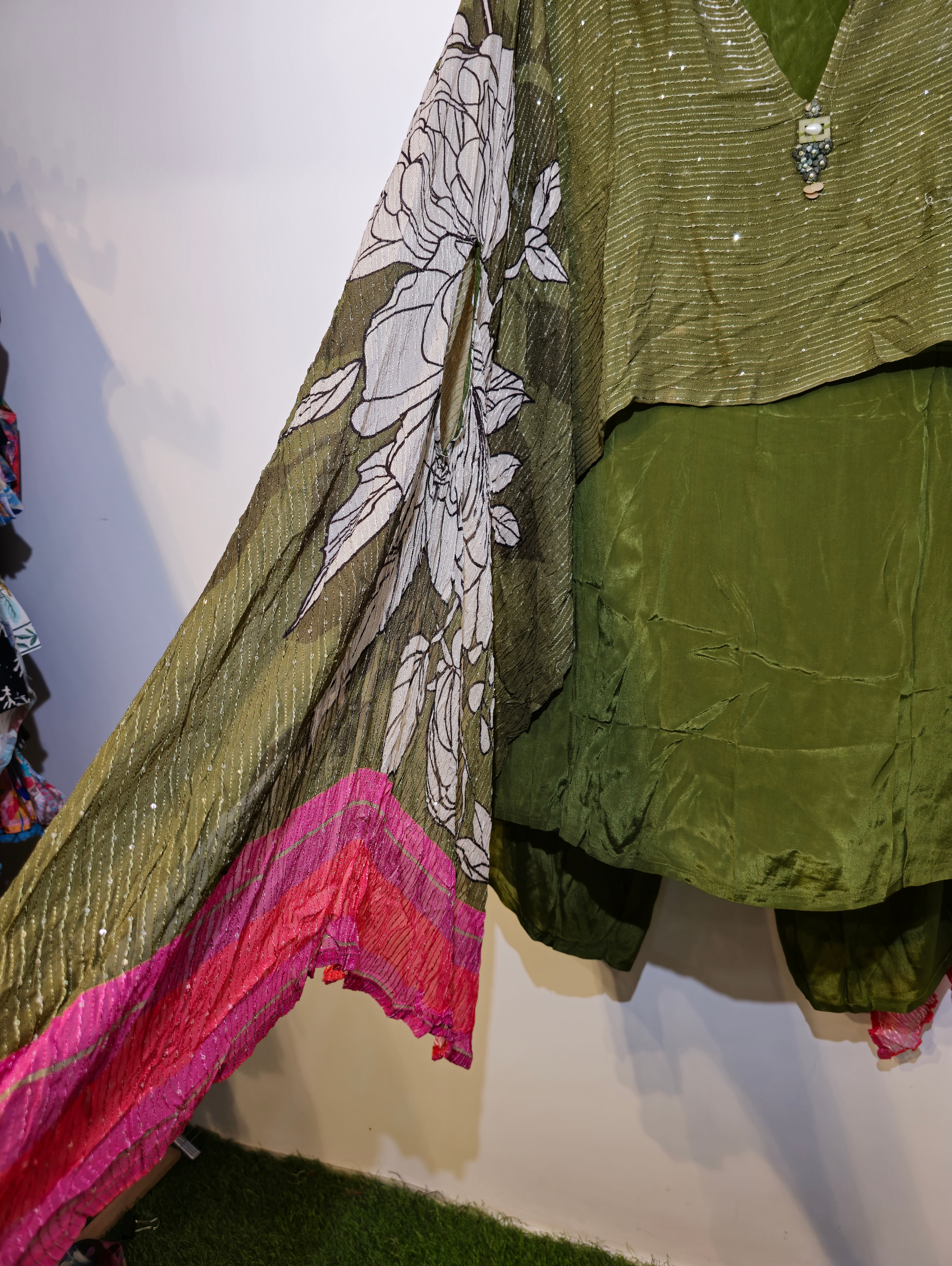 Image of Designer Crepe Coord Set
