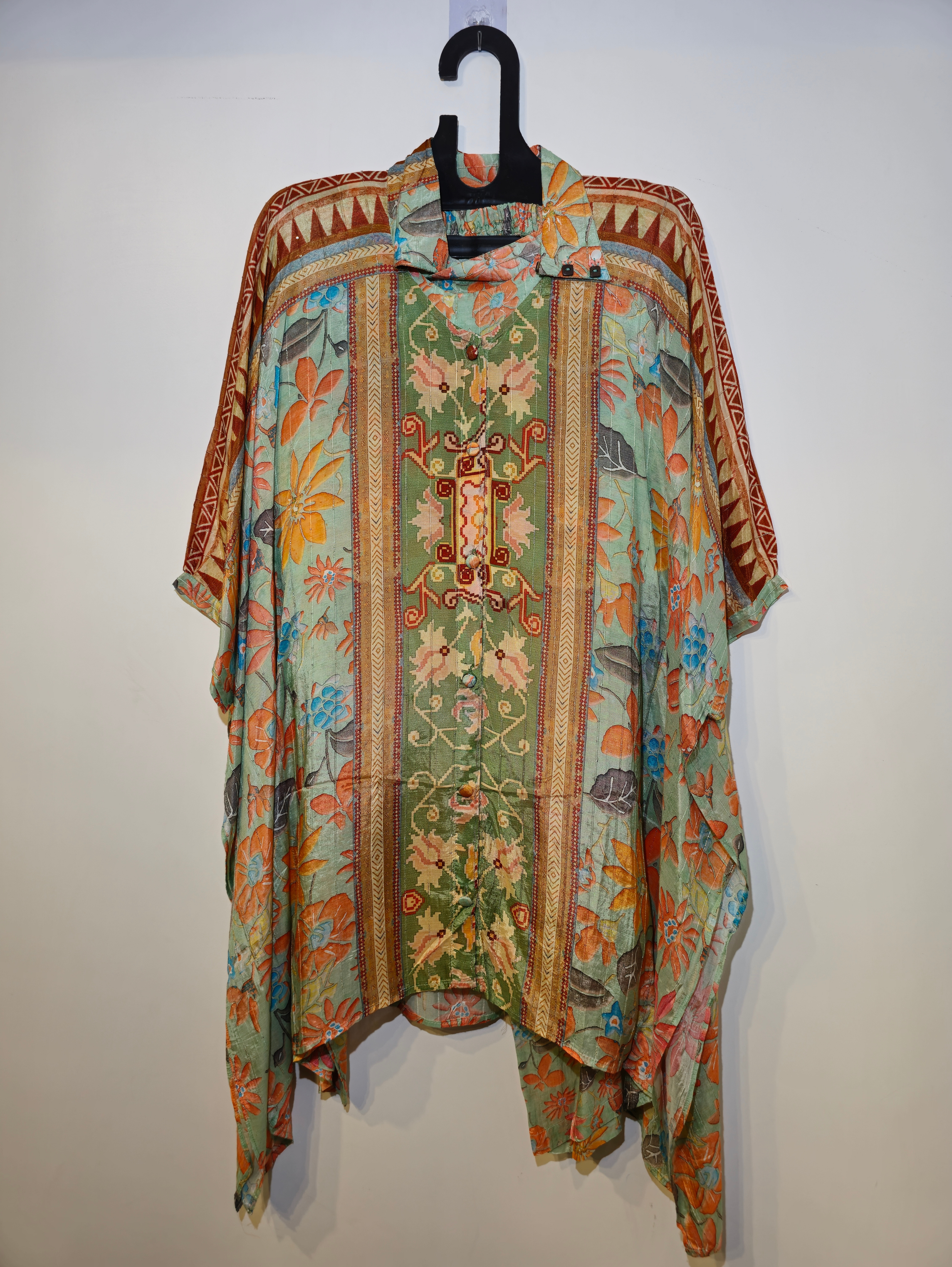 Designer Kaftan Muslin Coord Set