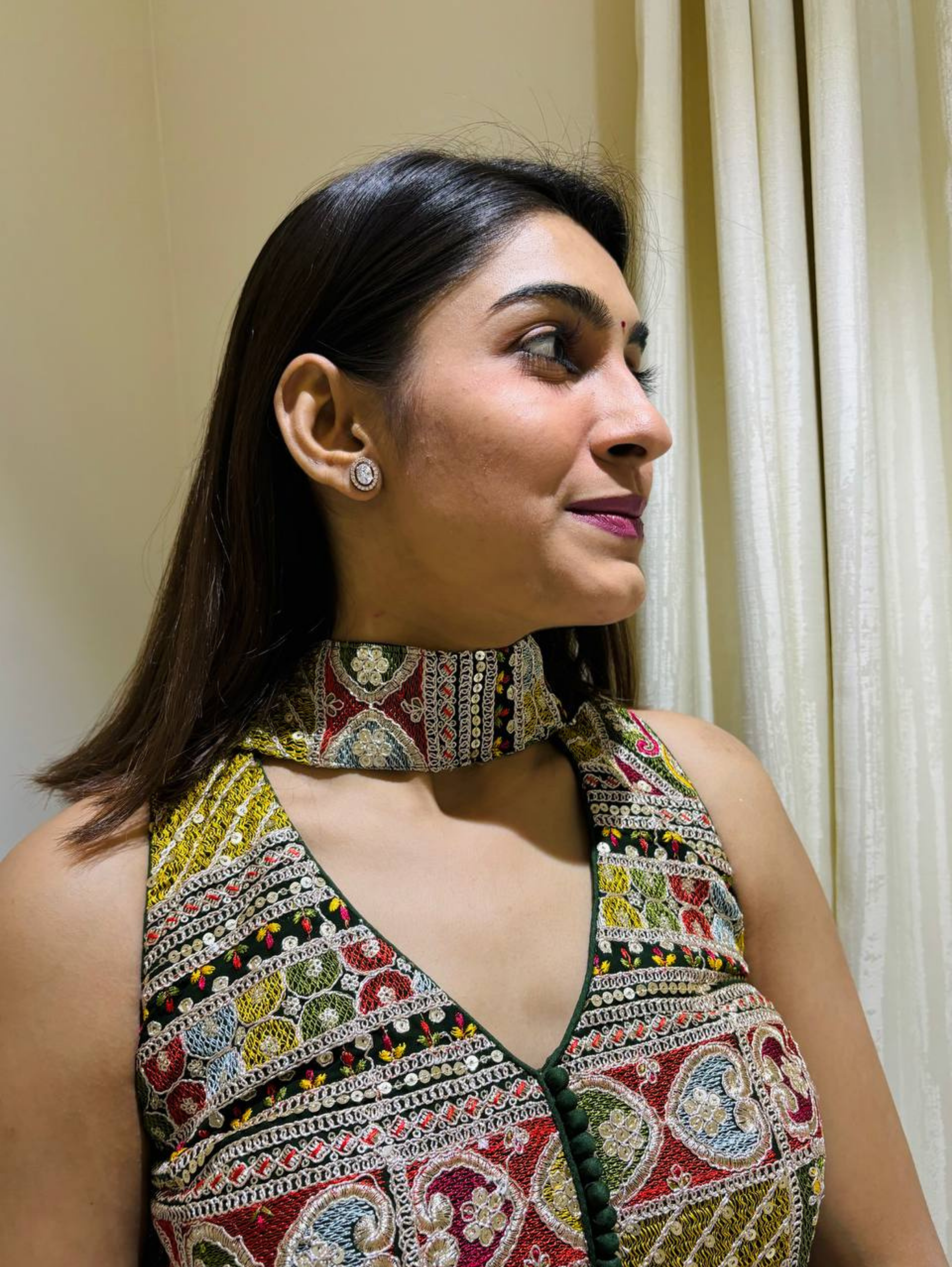 Image of Designer Georgette Traditional 3 Piece