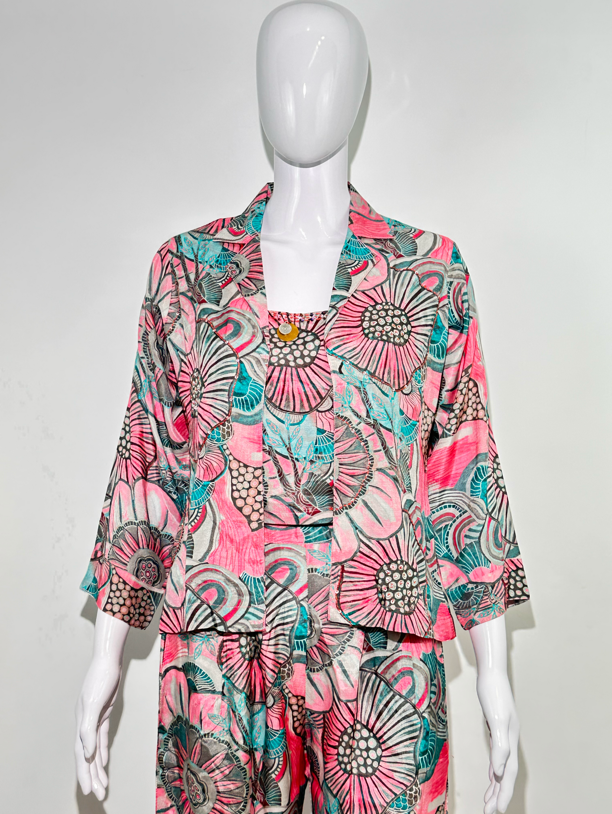 Muslin Embroidery Sequence Coords - 3 Piece
