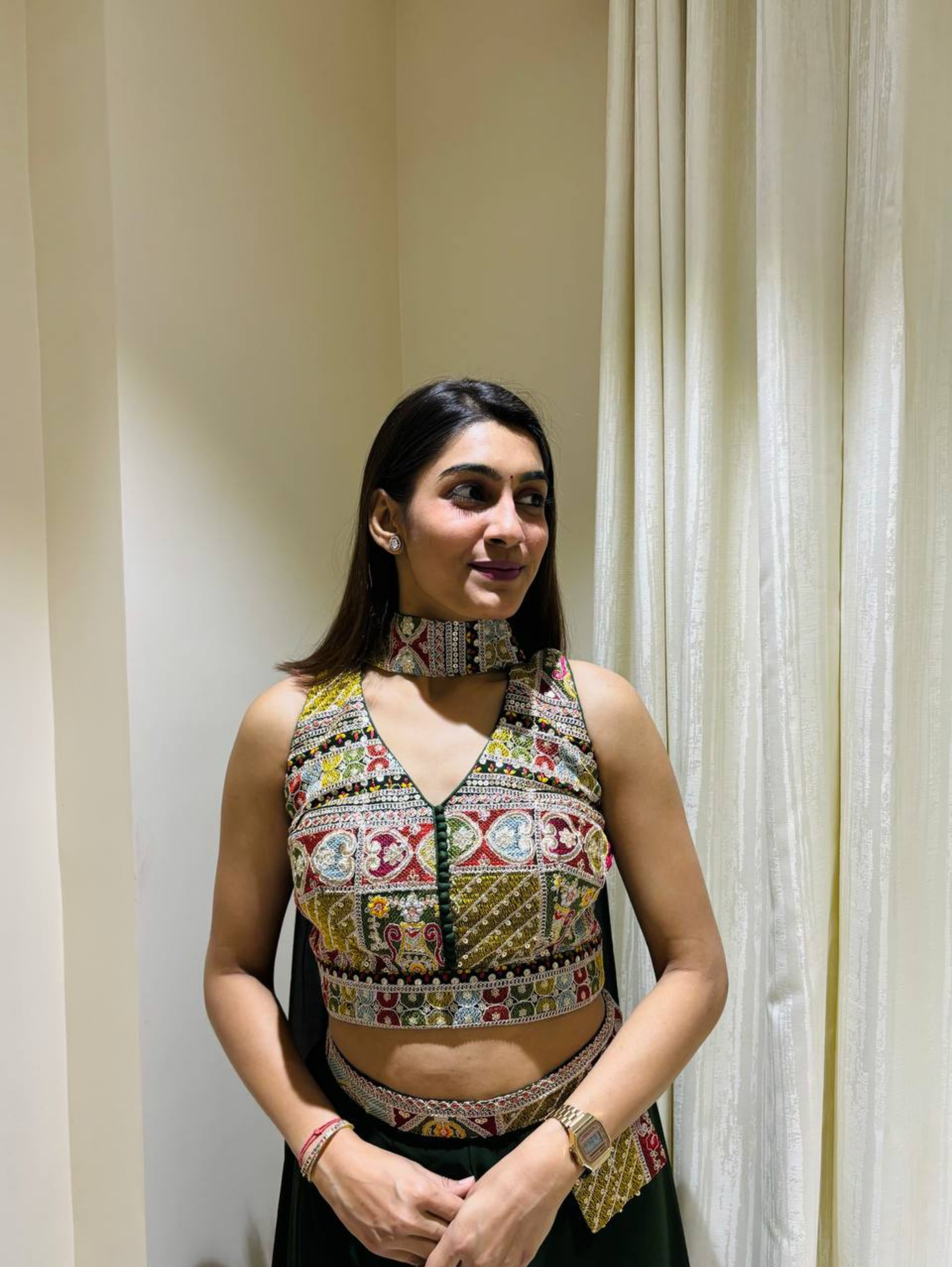 Image of Designer Georgette Traditional 3 Piece